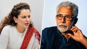 नसीरुद्दीन शाह पर बरसीं कंगना रनौत- उनके जैसी लोमड़ी बनने से बेहतर वफादार कुत्ता बनना मंजूर