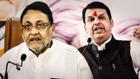महाराष्ट्र: नवाब मलिक के खिलाफ प्रदर्शन कर रहे पूर्व मुख्यमंत्री देवेंद्र फडणवीस को हिरासत में लिया महाराष्ट्र: नवाब मलिक के खिलाफ प्रदर्शन कर रहे पूर्व मुख्यमंत्री देवेंद्र फडणवीस को हिरासत में लिया