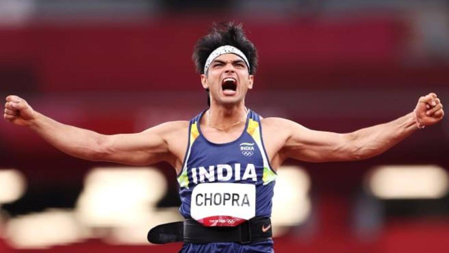 ओलंपिक में व्यक्तिगत स्वर्ण जीतने वाले दूसरे भारतीय बने नीरज ओलंपिक में व्यक्तिगत स्वर्ण जीतने वाले दूसरे भारतीय बने नीरज