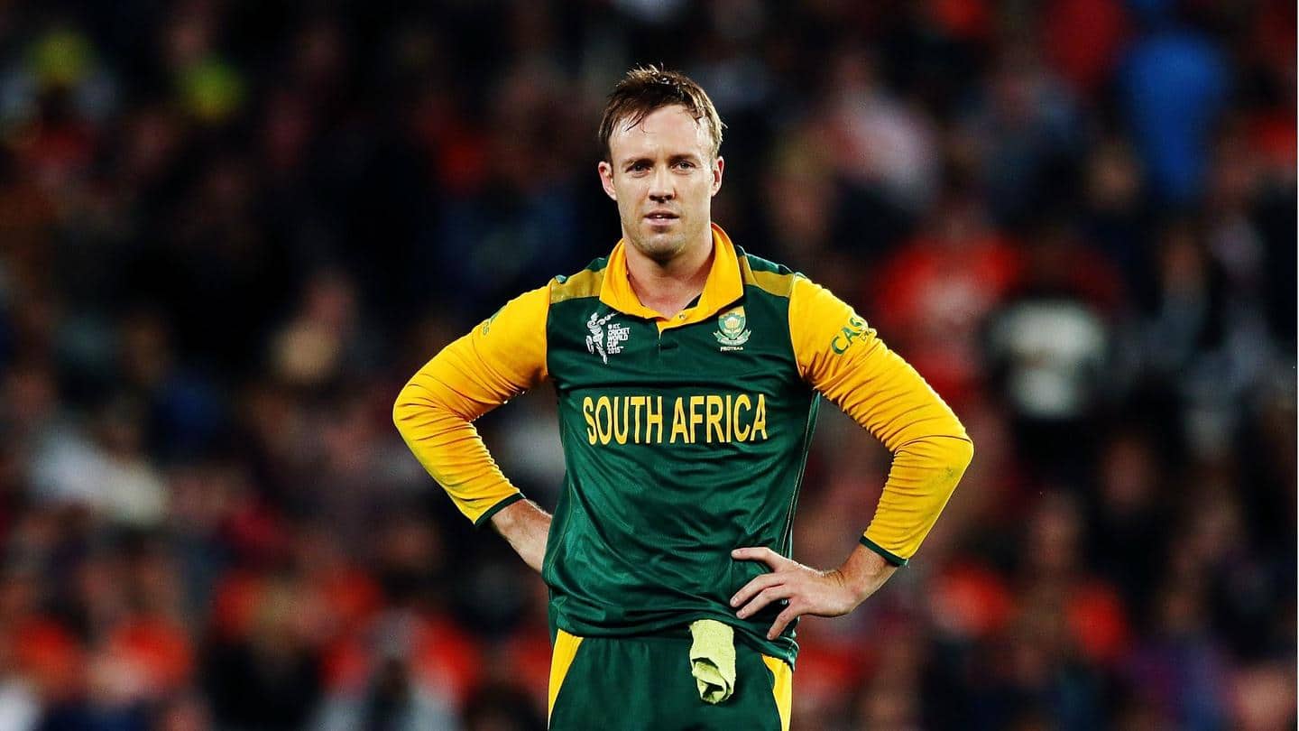 दक्षिण अफ्रीकी क्रिकेट बोर्ड ने किया साफ, अंतरराष्ट्रीय क्रिकेट में वापसी नहीं करेंगे एबी डिविलियर्स