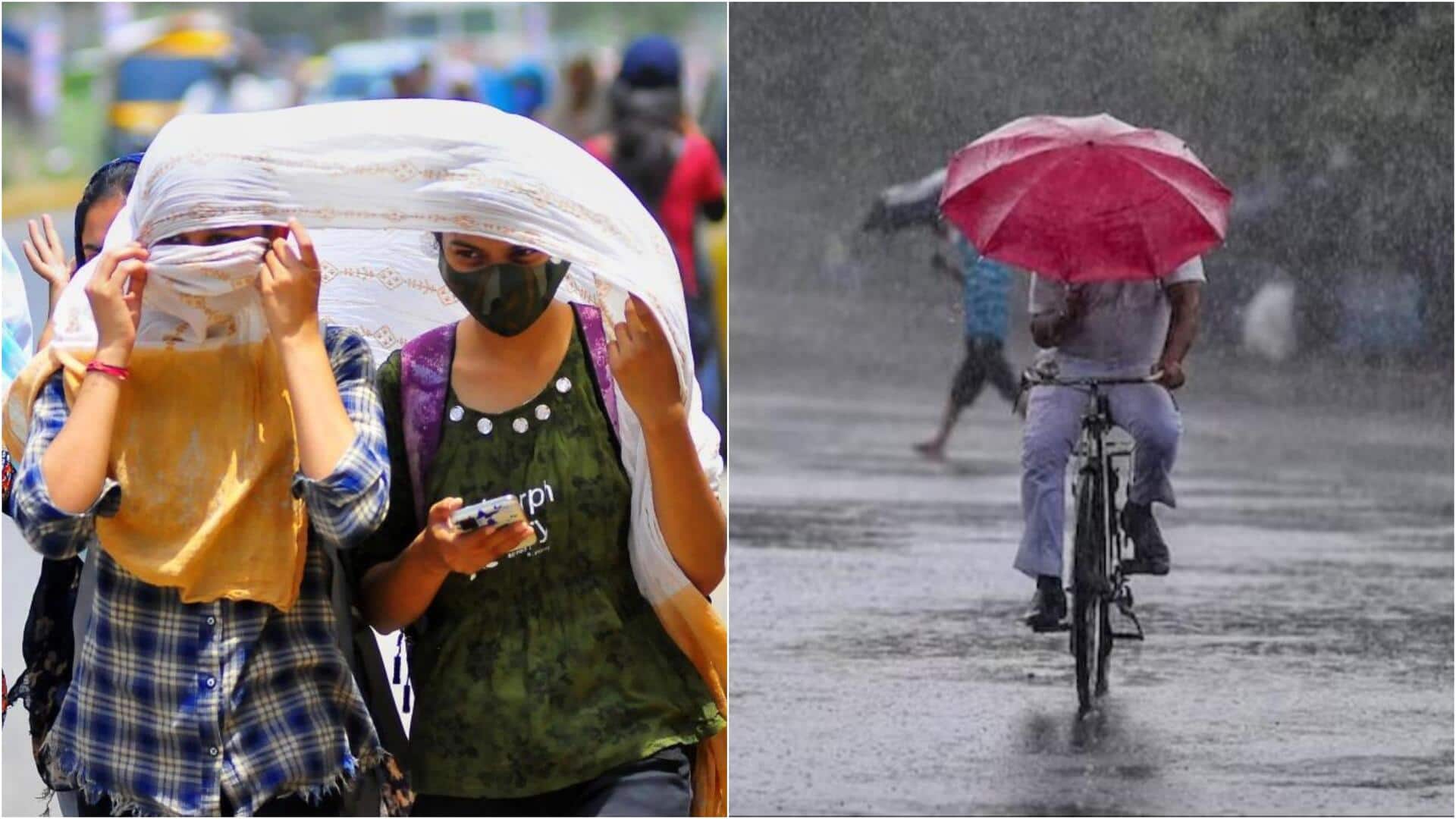 राजस्थान में 48 डिग्री के पार पहुंचा पारा, पूर्वोत्तर में झमाझम बारिश का अलर्ट