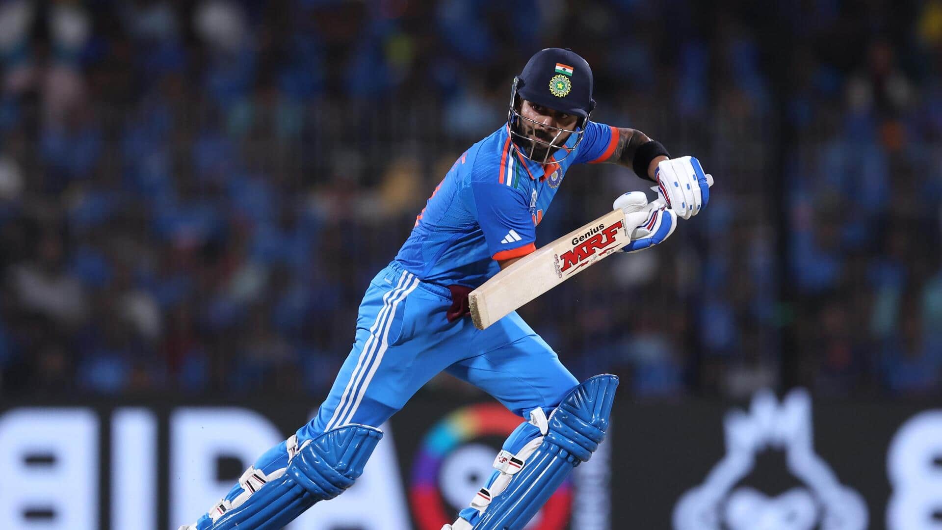 विराट कोहली वनडे और टी-20 प्रारूप की ICC प्रतियोगिताओं में सर्वाधिक रन बनाने वाले भारतीय बने