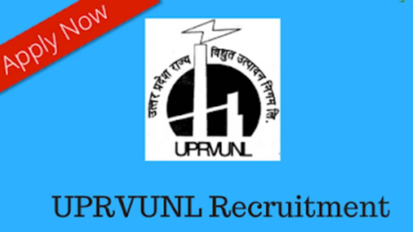 UPRVUNL Recruitment 2019: जूनियर इंजीनियर सहित विभिन्न पदों पर निकली भर्ती, जल्द करें आवेदन