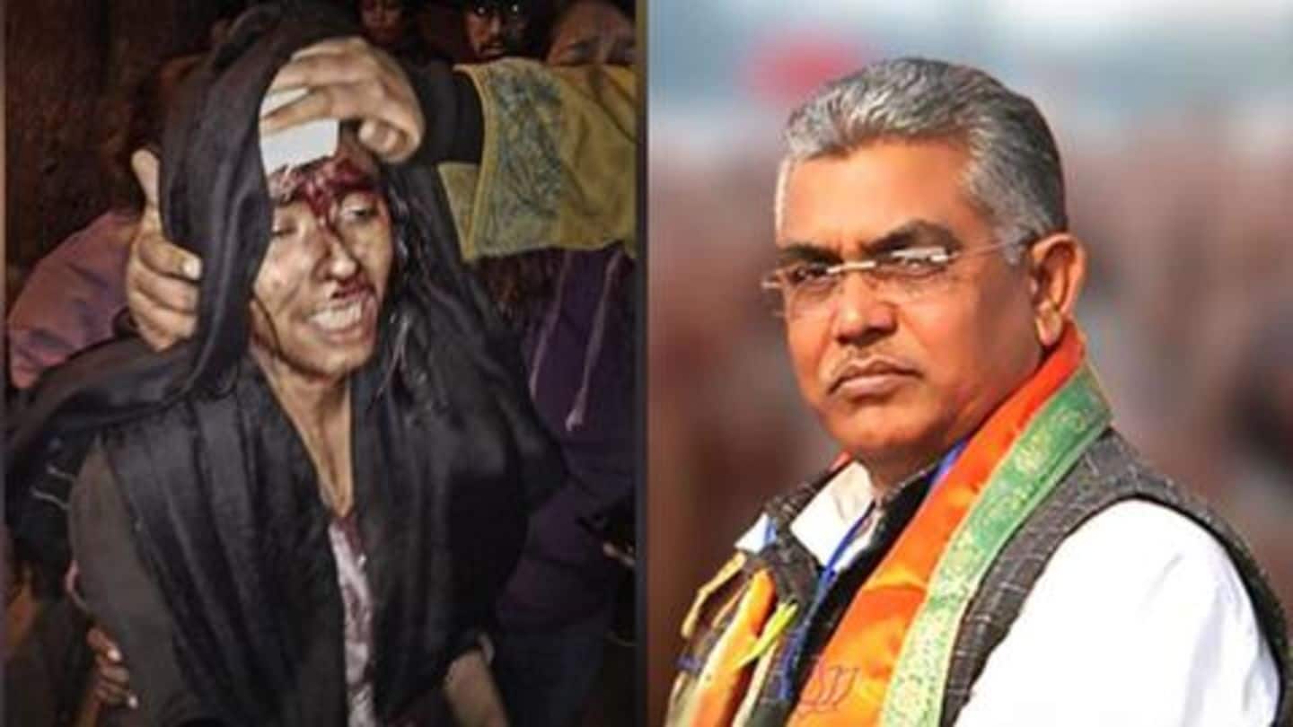 JNU हिंसा: पश्चिम बंगाल भाजपा अध्यक्ष ने उठाए सवाल, कहा- सिर पर खून था या रंग?