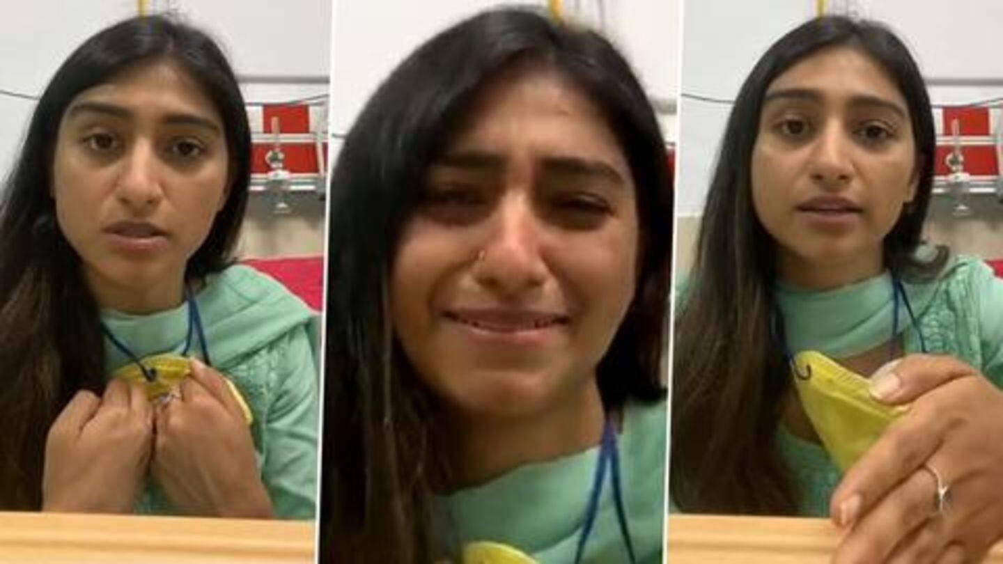 कोरोना पॉजीटिव होने का दर्द सुनाते-सुनाते हुए रो पड़ी मोहिना कुमारी, वीडियो में बताया हाल