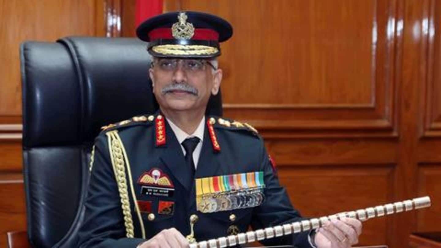 अनुच्छेद 370 खत्म करने के फैसले को सेनाध्यक्ष नरवणे ने बताया ऐतिहासिक कदम