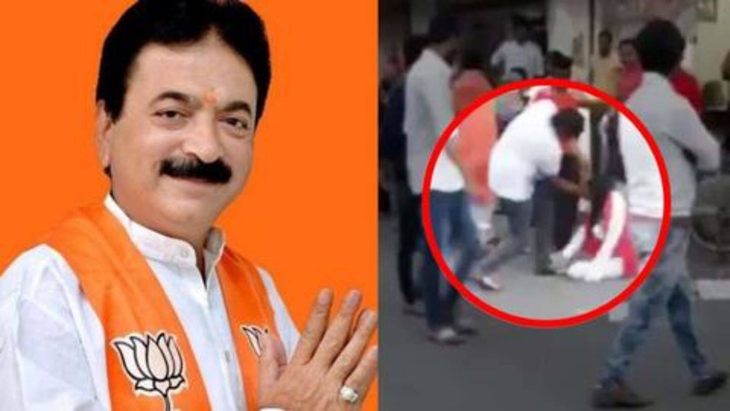 गुजरातः भाजपा विधायक ने महिला को मारी लात, वीडियो हुआ वायरल