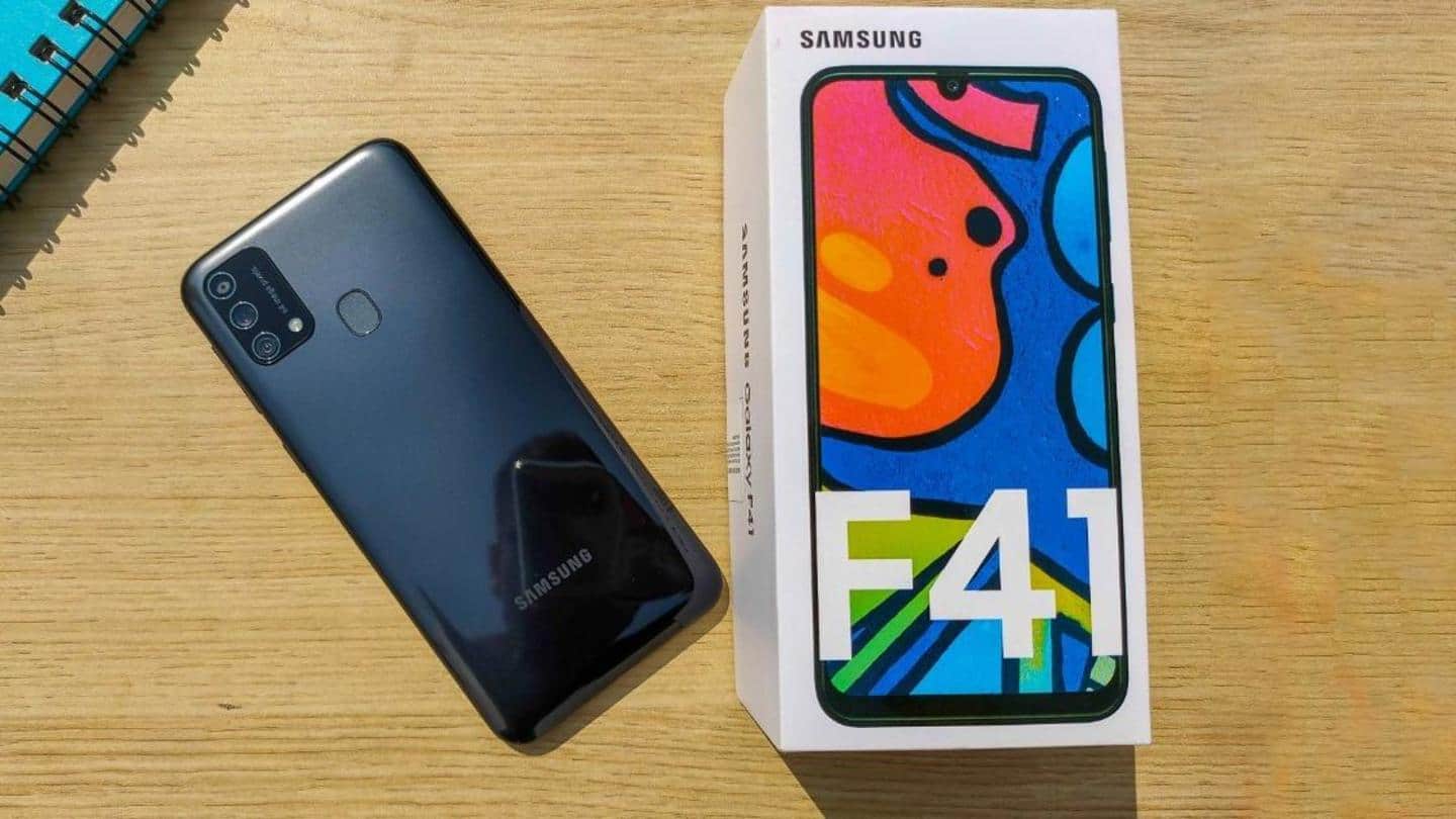 बजट रेंज वाले सैमसंग के गैलेक्सी F41 स्मार्टफोन को मिला एंड्रॉयड 11 अपडेट
