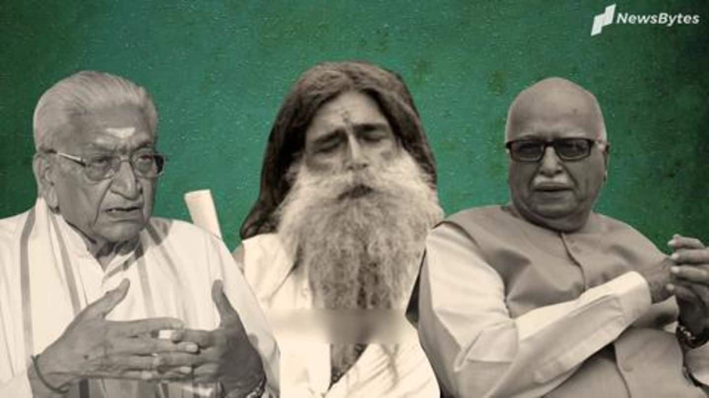 अयोध्या फैसला: इन तीन चेहरों ने दी थी राम मंदिर आंदोलन को धार
