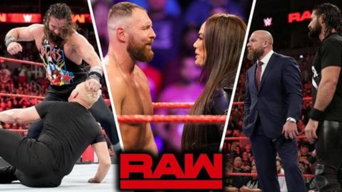WWE: बीती रात रॉ पर हुई ये बड़ी घटनाएं, देखें वीडियो