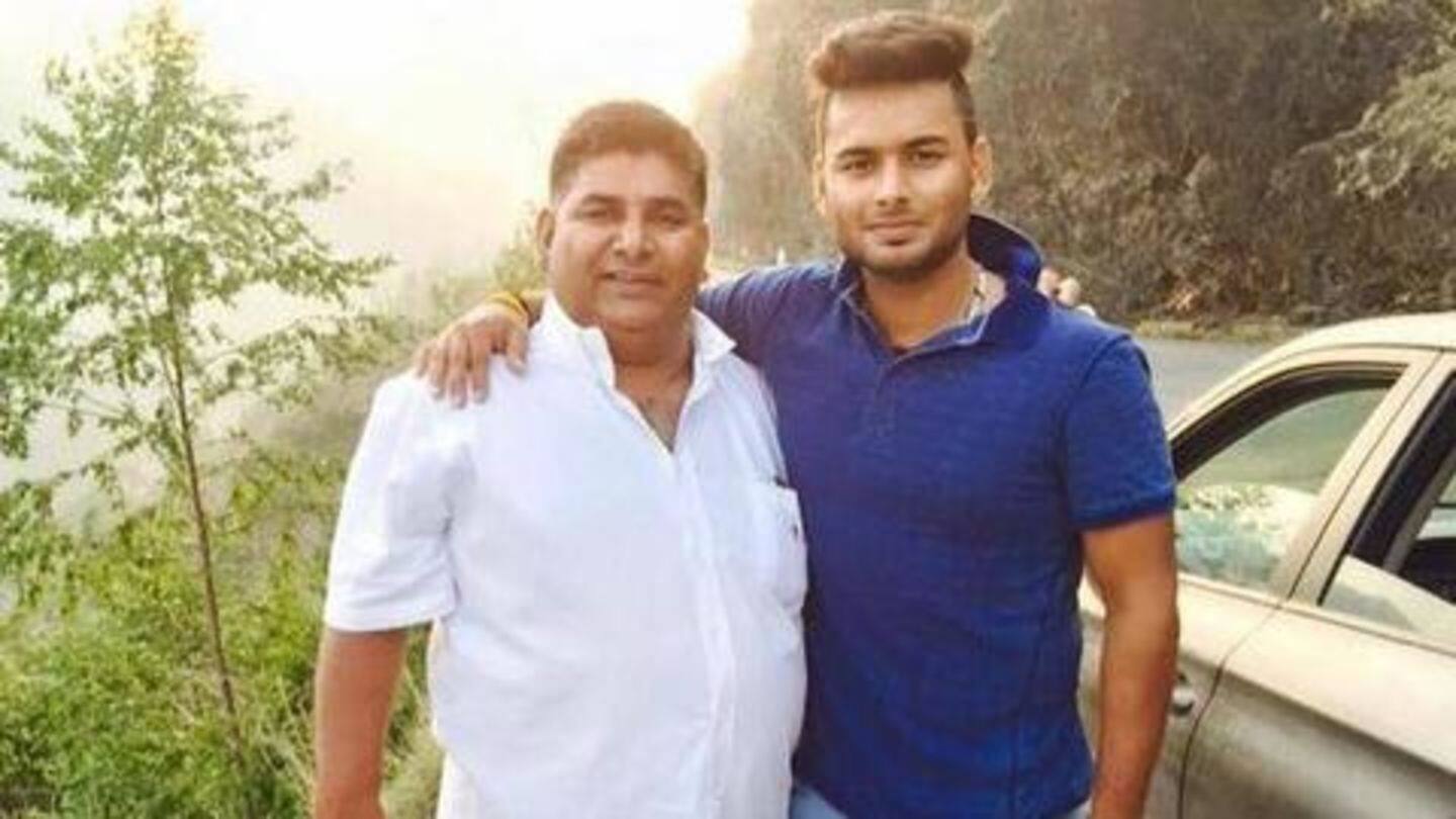2017 में हुआ पंत के पिता का निधन 2017 में हुआ पंत के पिता का निधन
