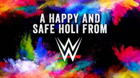 WWE पर छाया होली का रंग, सुपरस्टार्स ने दी भारतीय फैंस को बधाई, देखें वीडियो