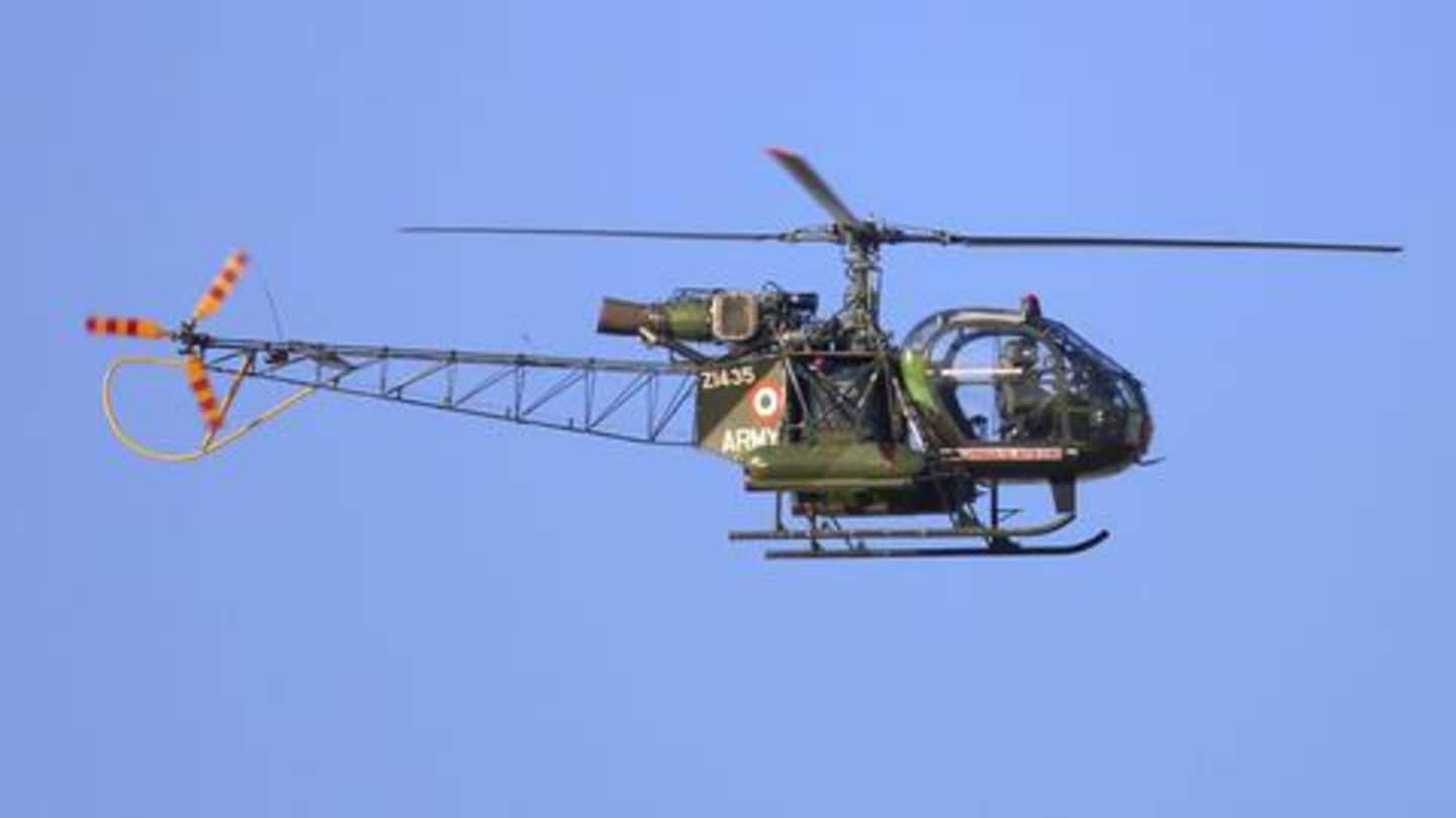 भूटान में भारतीय सेना का चीता हेलिकॉप्टर क्रैश, लेफ्टिनेंट कर्नल समेत दो की मौत