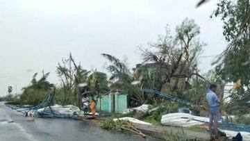 तमिलनाडु पहुंचा 'गाजा' तूफान,  आंधी और बारिश से कई जगहों पर नुकसान