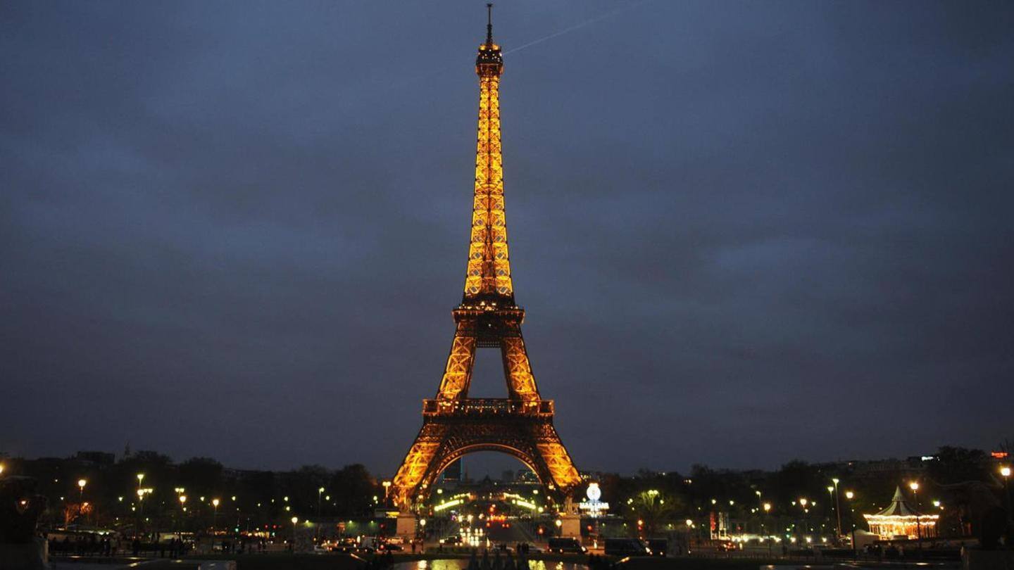 पेरिस: एफिल टावर को बम से उड़ाने की धमकी, पुलिस ने खाली कराई जगह