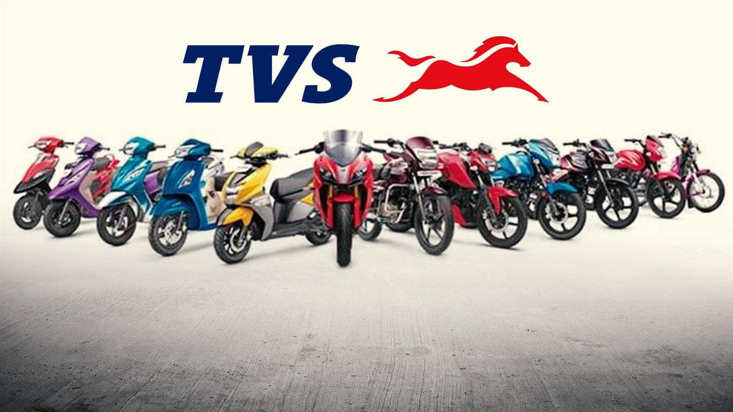 पिछले महीने TVS मोटर को मिली छह प्रतिशत की बढ़त, बिके 3.47 लाख यूनिट्स