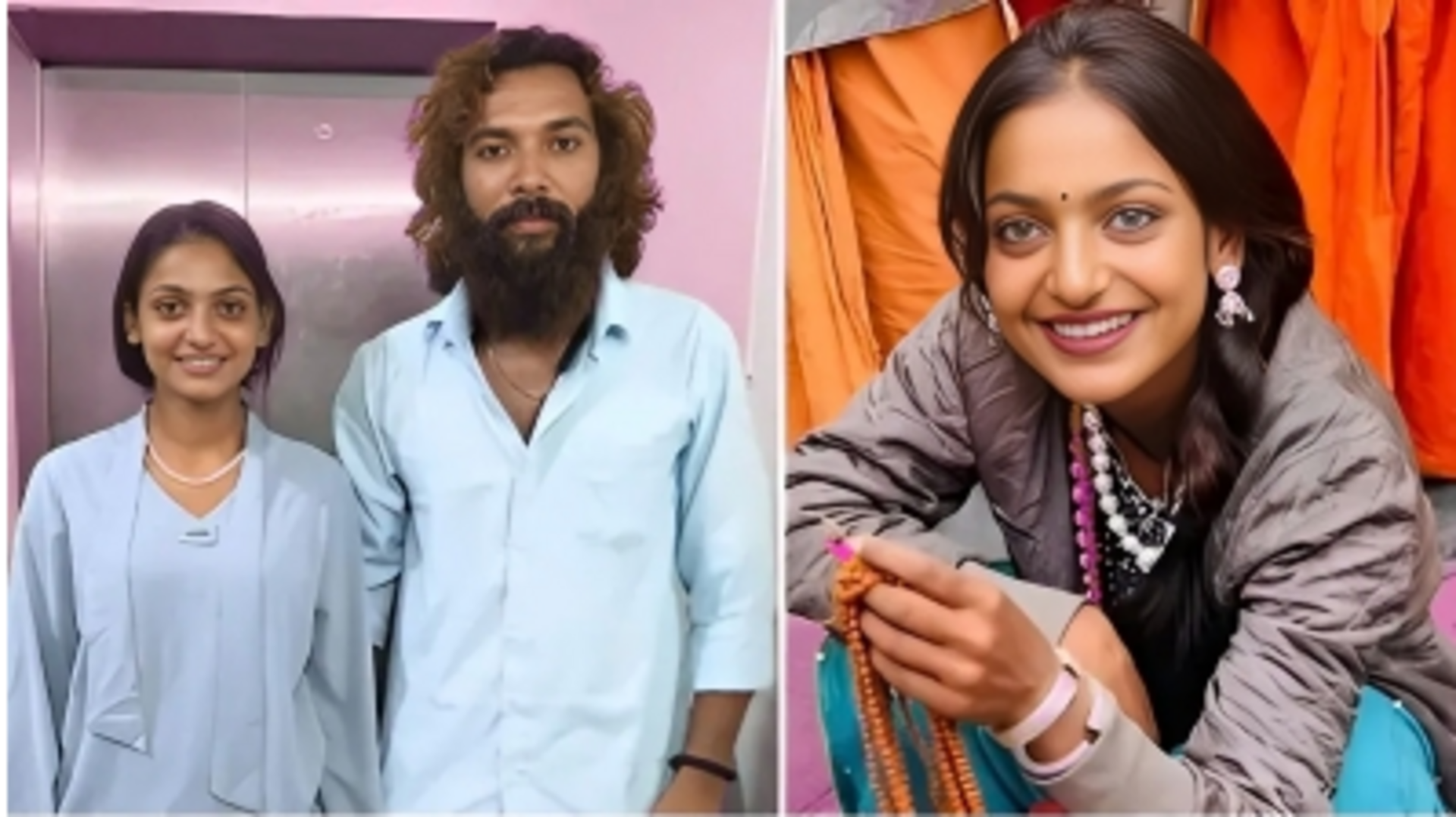 महाकुंभ की 'वायरल गर्ल' मोनालिसा प्रेमी संग भागीं केरल, मोहम्मद फरमान से मंदिर में रचाई शादी