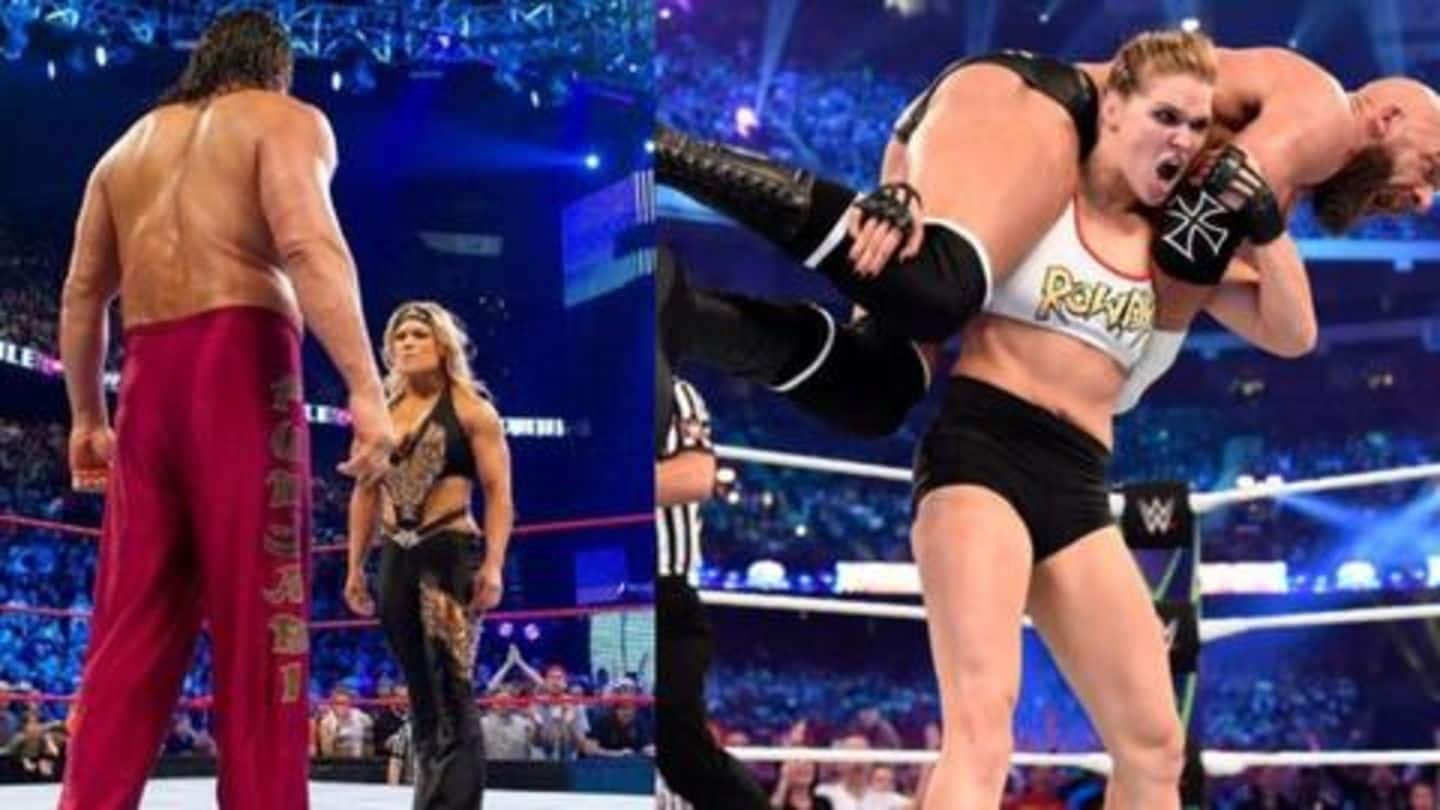 WWE: पुरुषों के खिलाफ फाइट करके खिताब जीतने वाली महिला रेसलर्स, देखें वीडियो