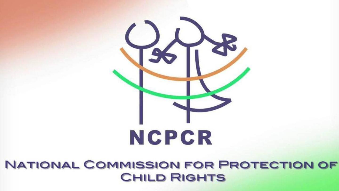 NCPCR ने लिया मामले में संज्ञान NCPCR ने लिया मामले में संज्ञान