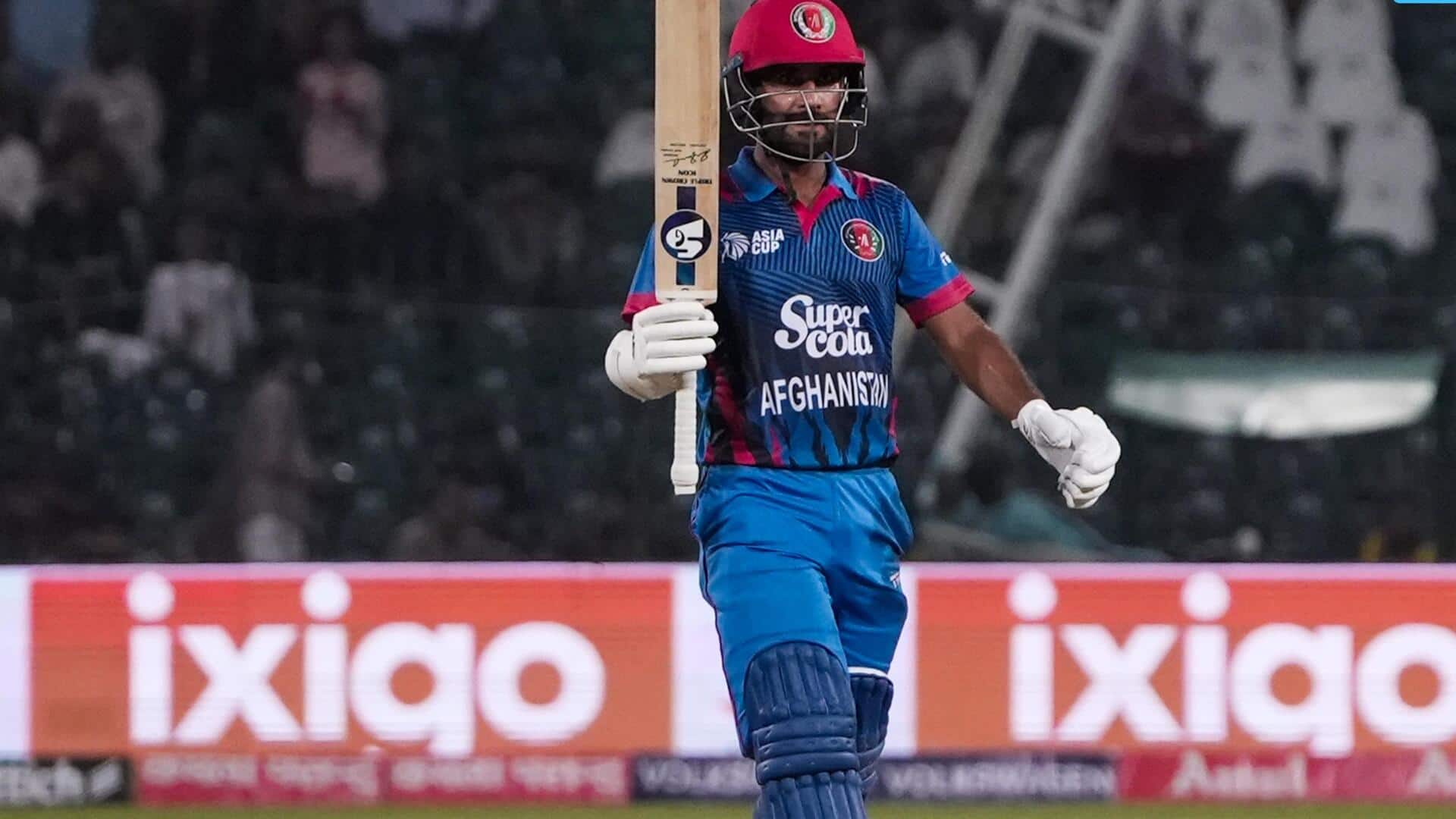 बांग्लादेश बनाम अफगानिस्तान: हशमतुल्लाह शाहिदी ने लगाया वनडे करियर का 15वां अर्धशतक, जानिए उनके आंकड़े