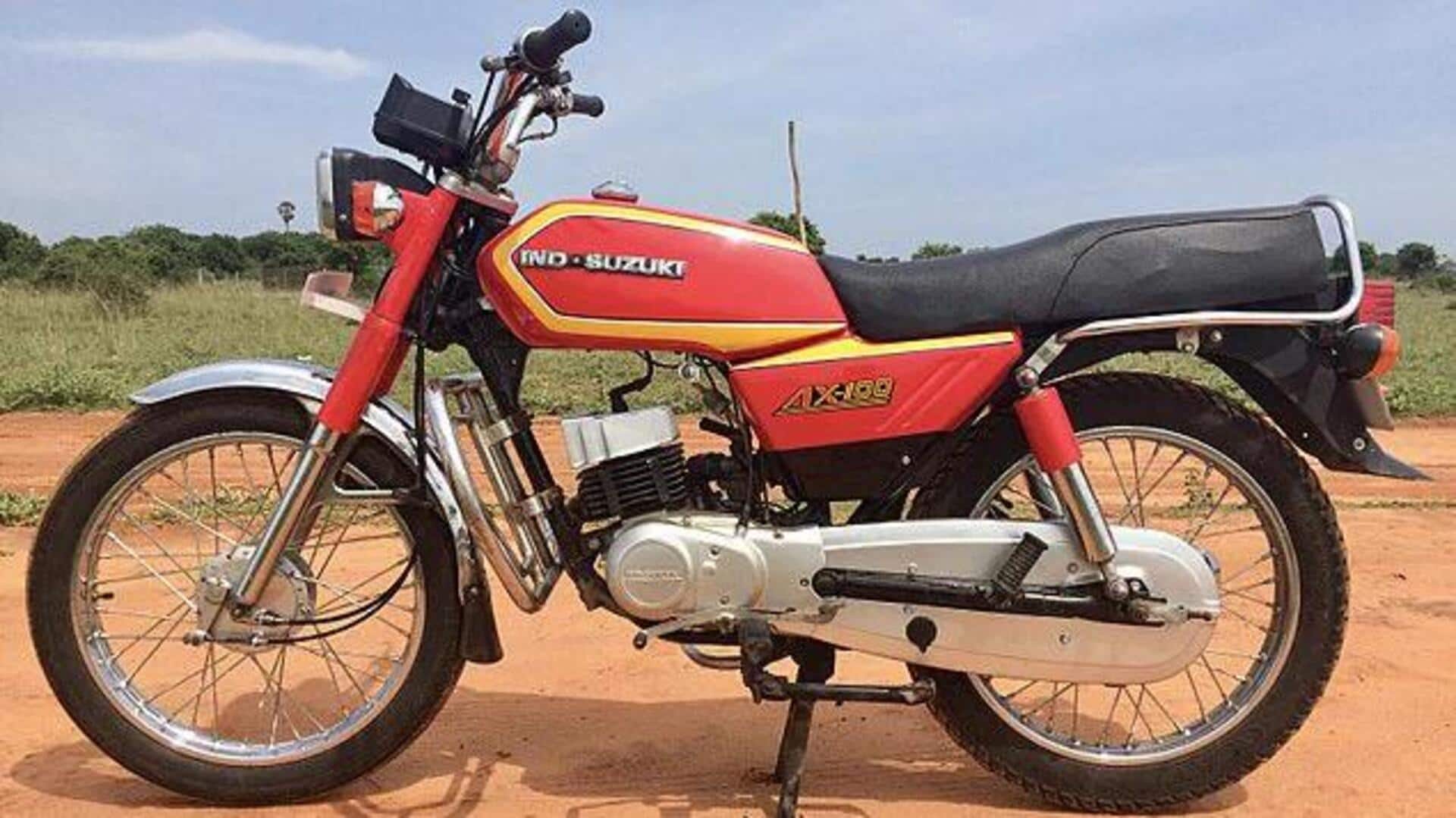 आइकॉनिक बाइक: सुजुकी AX 100 थी भारत में लॉन्च हुई पहली 100cc बाइक 