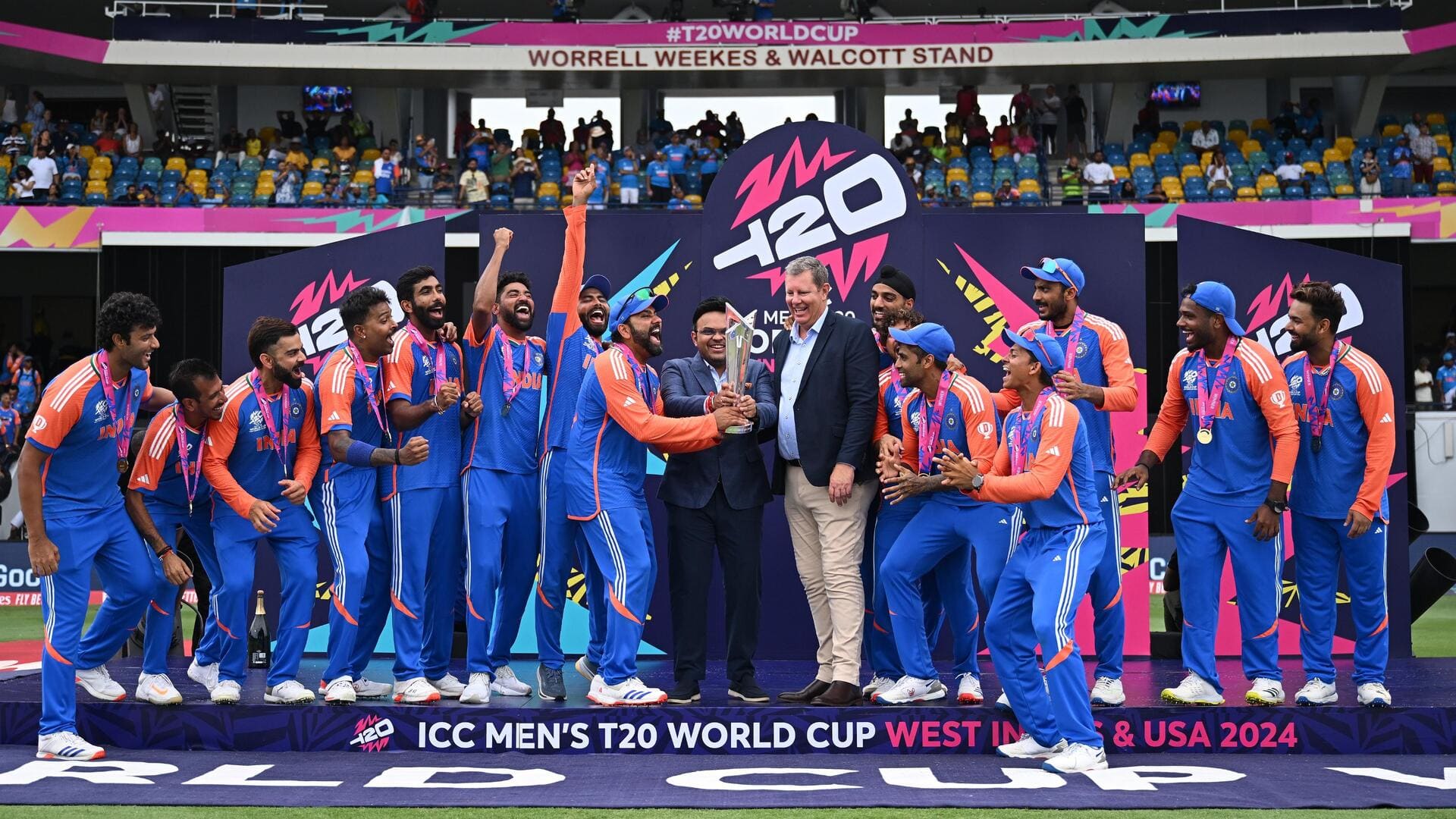 टी-20 विश्व कप 2024: दक्षिण अफ्रीका को हराकर भारत दूसरी बार बना चैंपियन, ये बने रिकॉर्ड्स 