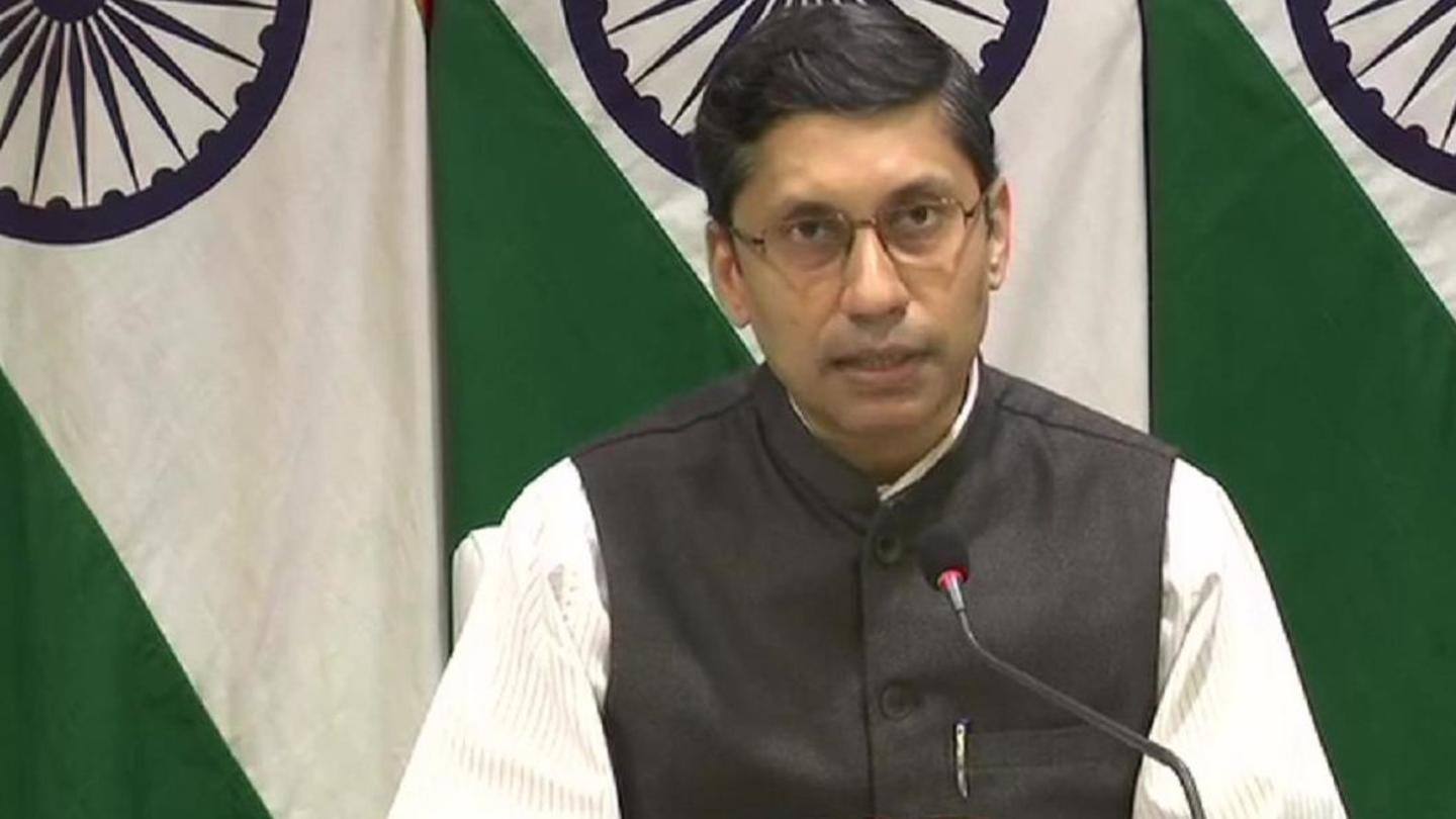 विदेश मंत्रालय की ओर से भी स्पष्ट की गई थी स्थिति विदेश मंत्रालय की ओर से भी स्पष्ट की गई थी स्थिति
