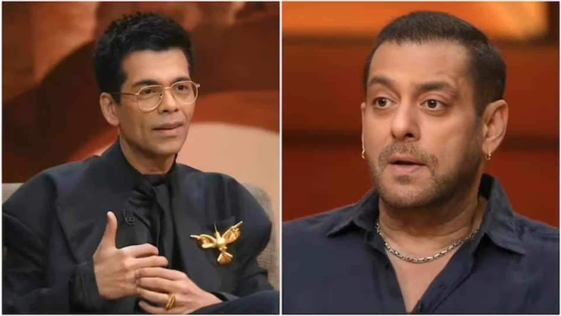 सलमान खान आखिर क्यों अपनी बायोपिक नहीं चाहते? करण जौहर के शो में खोला राज