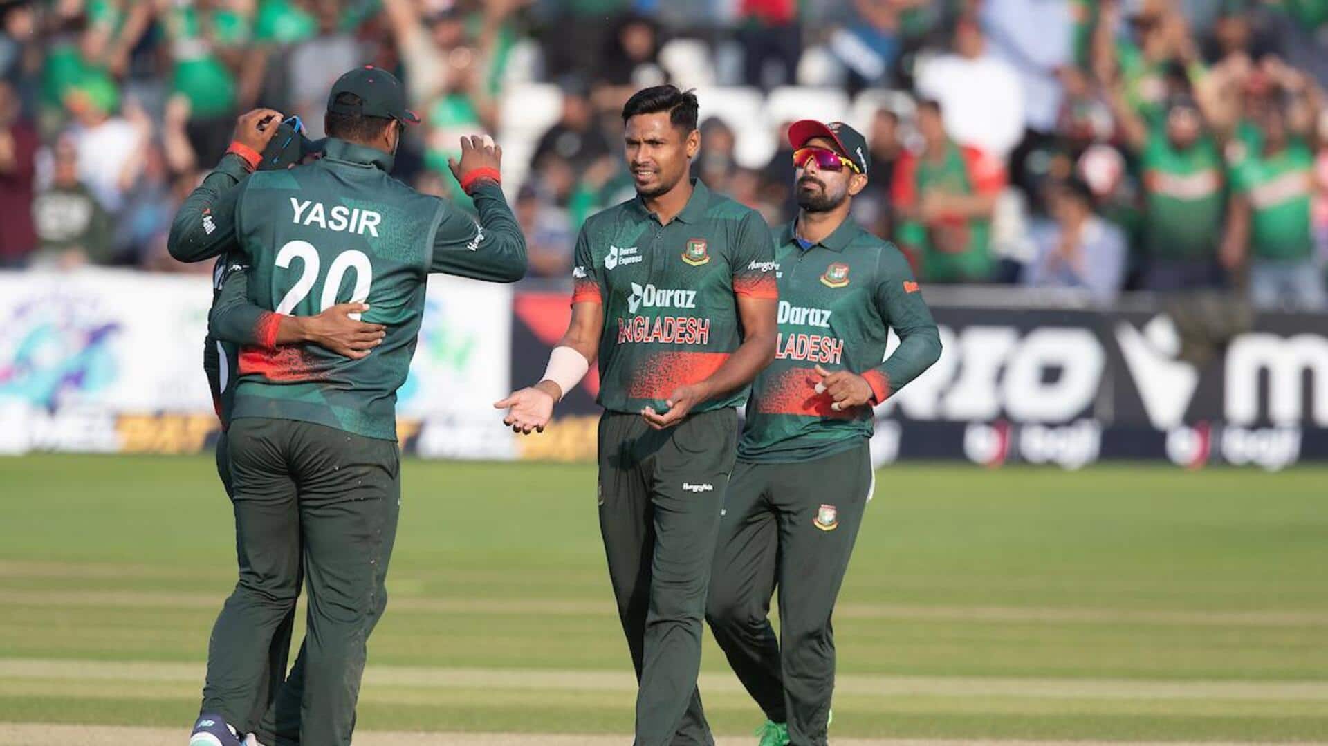 भारत बनाम बांग्लादेश: मुस्तफिजुर रहमान ने चटकाए 3 विकेट, वनडे में 150 विकेट भी पूरे किए