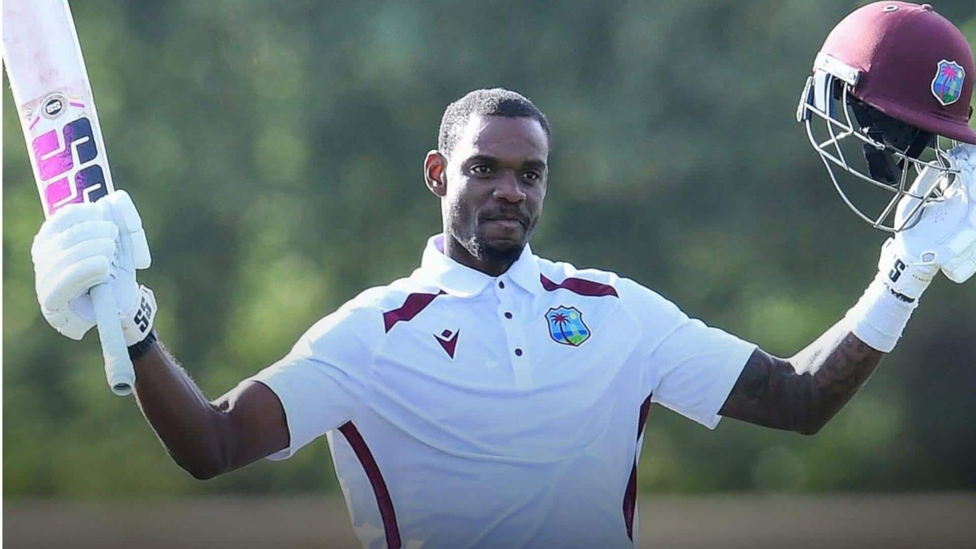 न्यूजीलैंड बनाम वेस्टइंडीज: जस्टिन ग्रीव्स ने जड़ा टेस्ट करियर का पहला दोहरा शतक, ये बनाए रिकॉर्ड्स