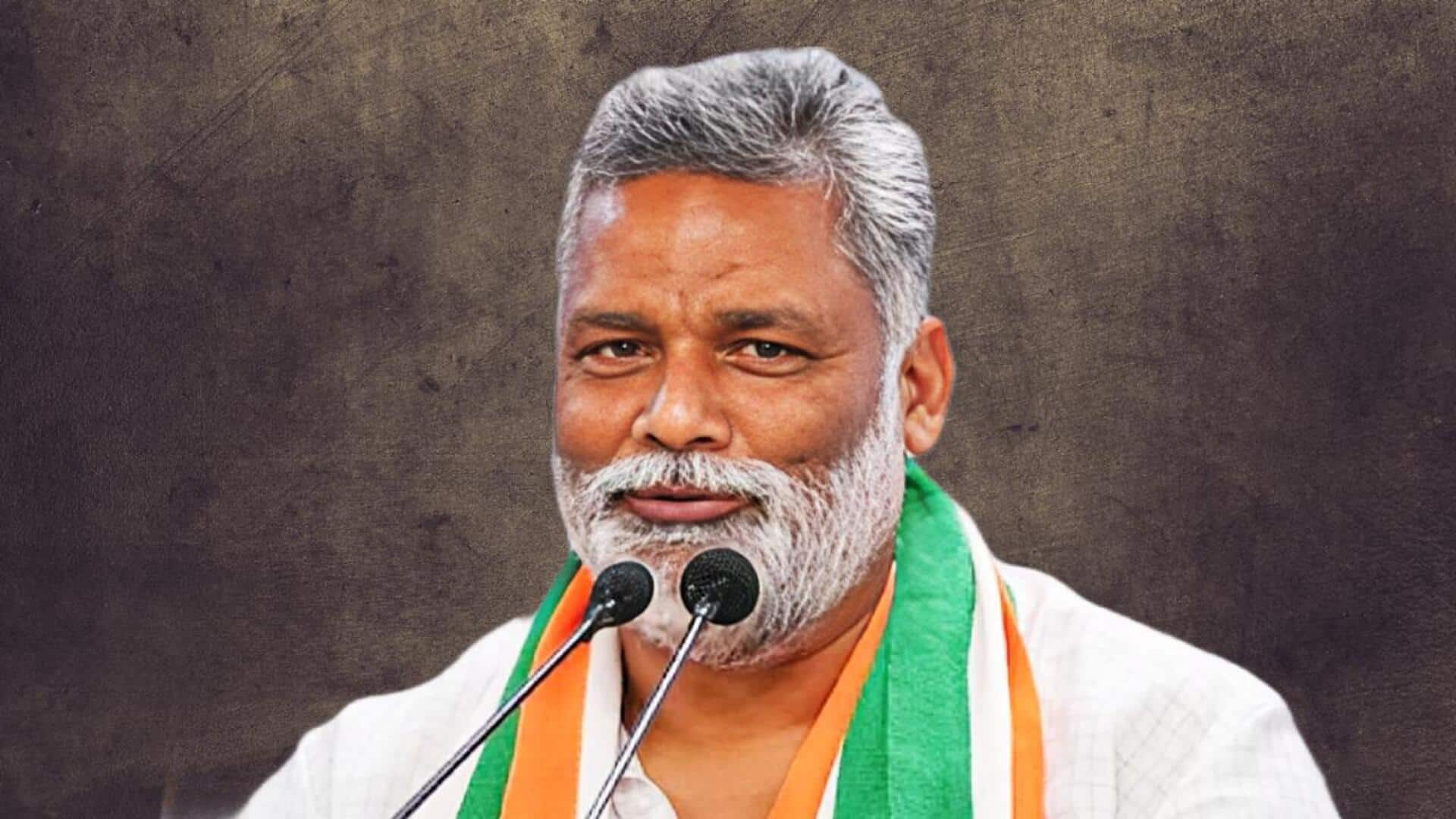 दिल्ली: सांसद पप्पू यादव ने लगाया चाकू से हमले का आरोप, पुलिस ने हमलावर को दबोचा