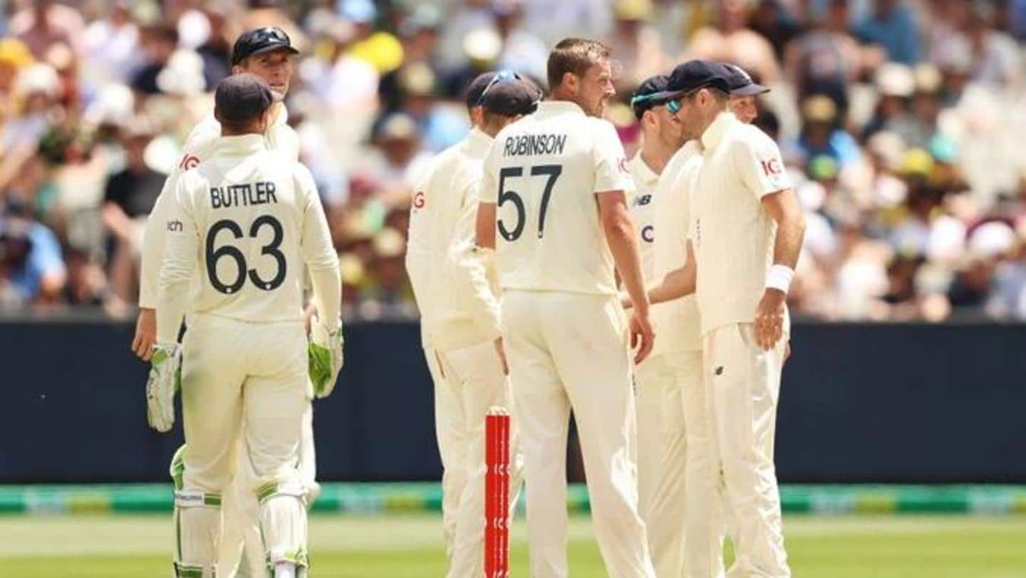एशेज 2021-22: ऑस्ट्रेलिया ने पहली पारी में बनाई 82 रनों की बढ़त, एंडरसन की घातक गेंदबाजी