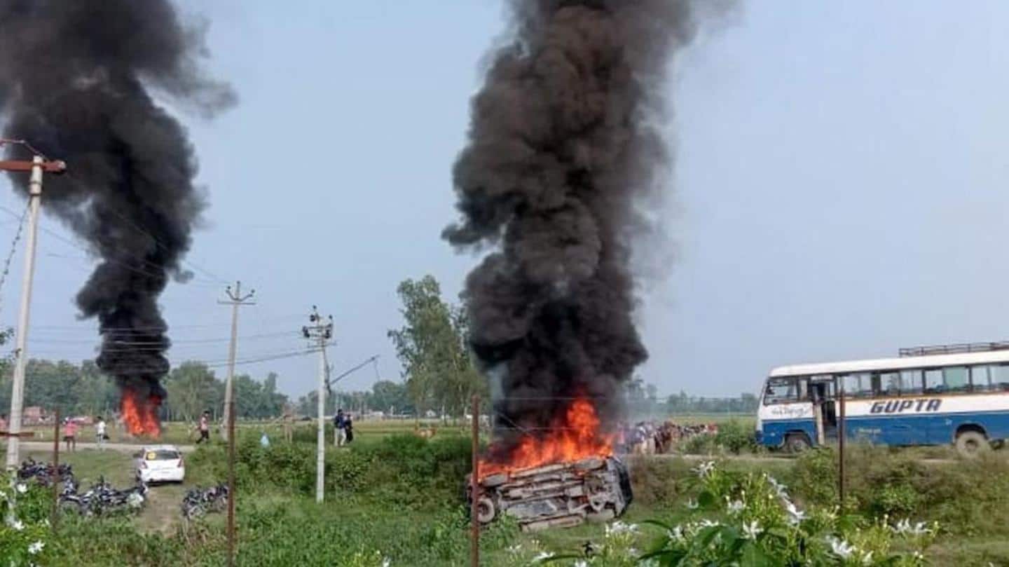 उत्तर प्रदेश: लखीमपुर खीरी में मंत्रियों के खिलाफ किसानों के प्रदर्शन में हिंसा, आठ की मौत
