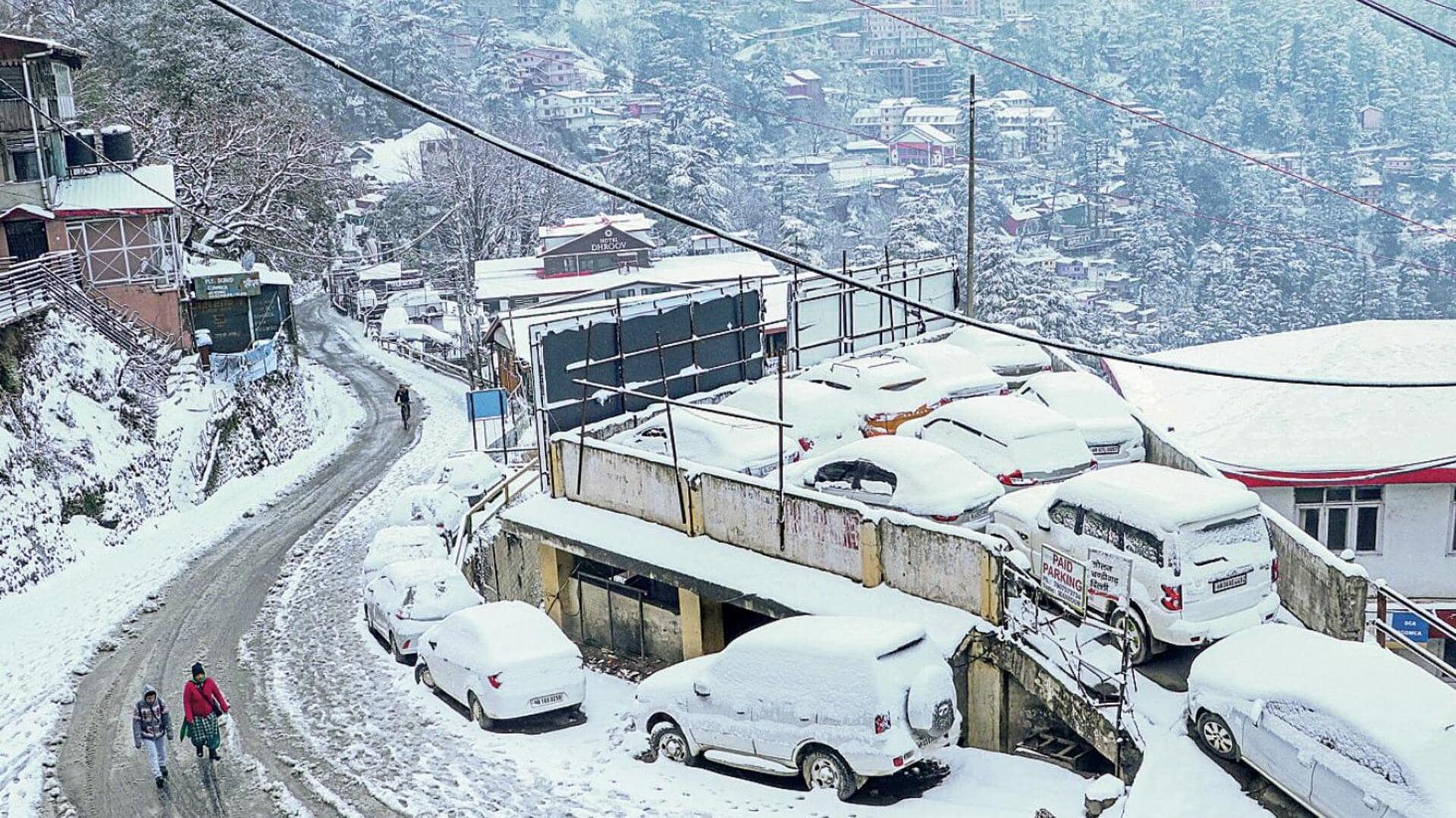 पहाड़ों में बिछी बर्फ की चादर से मैदानों में ठंड का कहर, बारिश का भी अलर्ट 