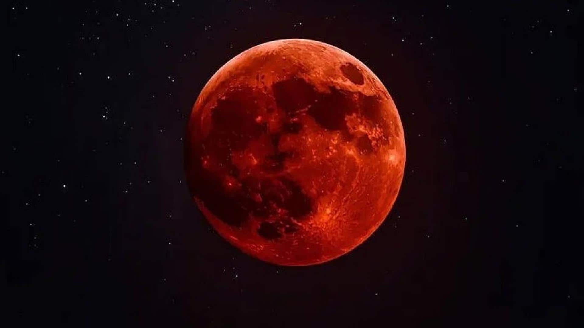 3 मार्च को होगा पूर्ण चंद्र ग्रहण, कैसे देखें दुर्लभ ब्लड मून का नजारा?