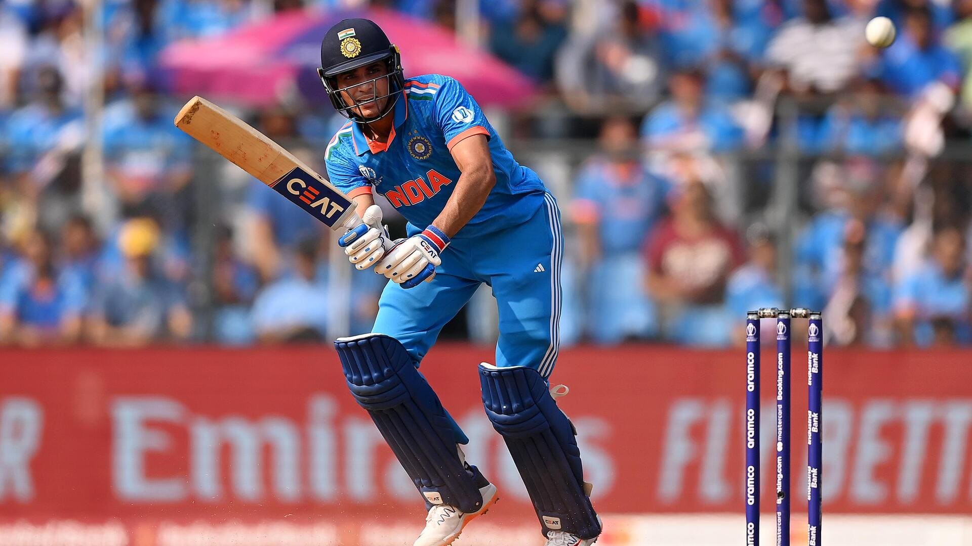 भारत बनाम न्यूजीलैंड: शुभमन गिल ने इस विश्व कप में बनाया अपना चौथा 50+ स्कोर