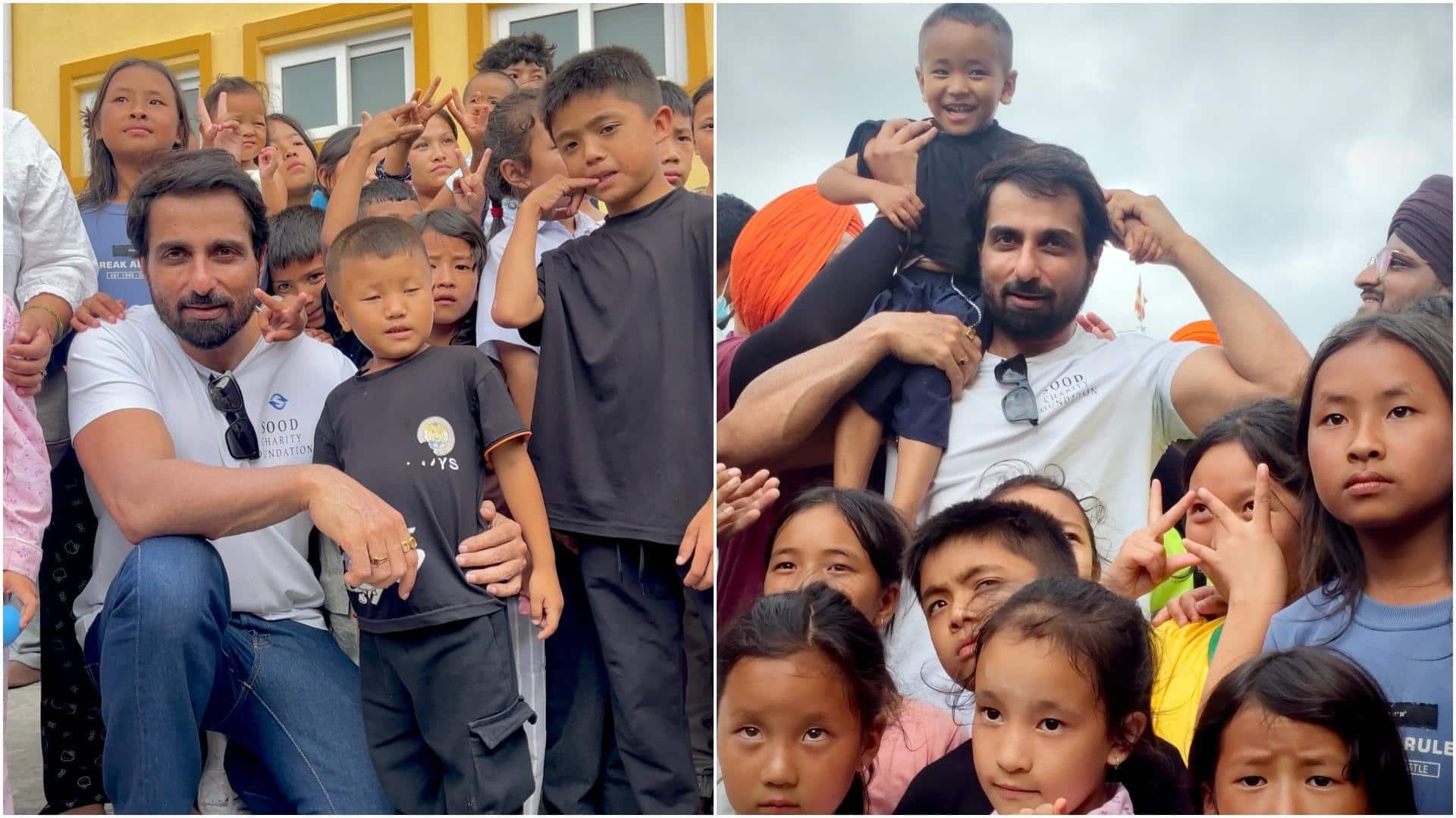 नेपाल में बाढ़ पीड़ितों की मदद के लिए पहुंचे सोनू सूद, राहत-सामग्री के साथ दिया आश्वासन