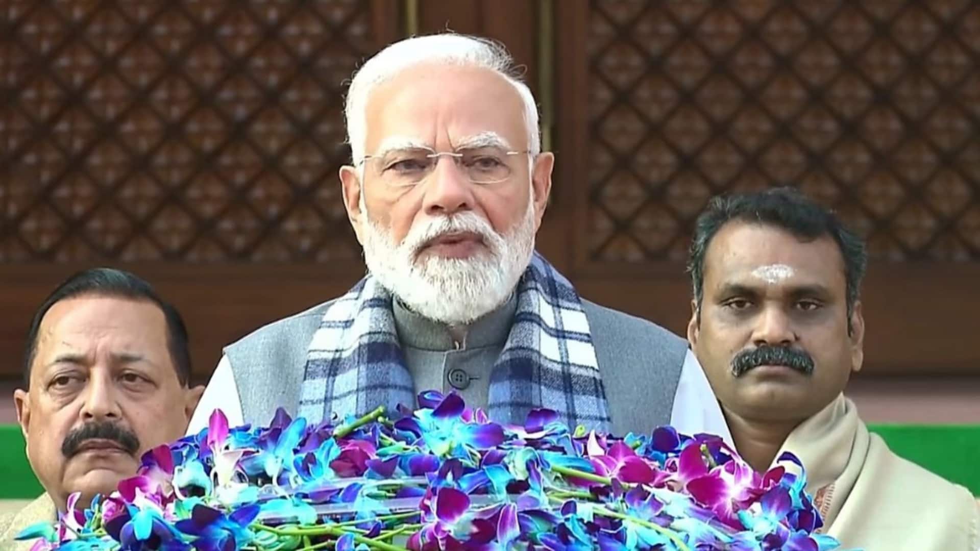 संसद का शीतकालीन सत्र शुरू, प्रधानमंत्री मोदी बोले- नारे नहीं, नीति पर बात हो