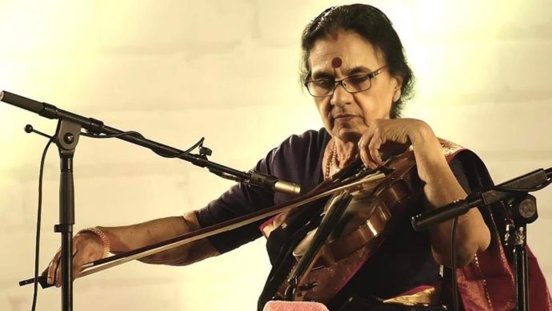 वायलिन वादिका डॉ एन राजम का जादुई सफर जानिए, अब मिलेगा 'पद्म विभूषण'