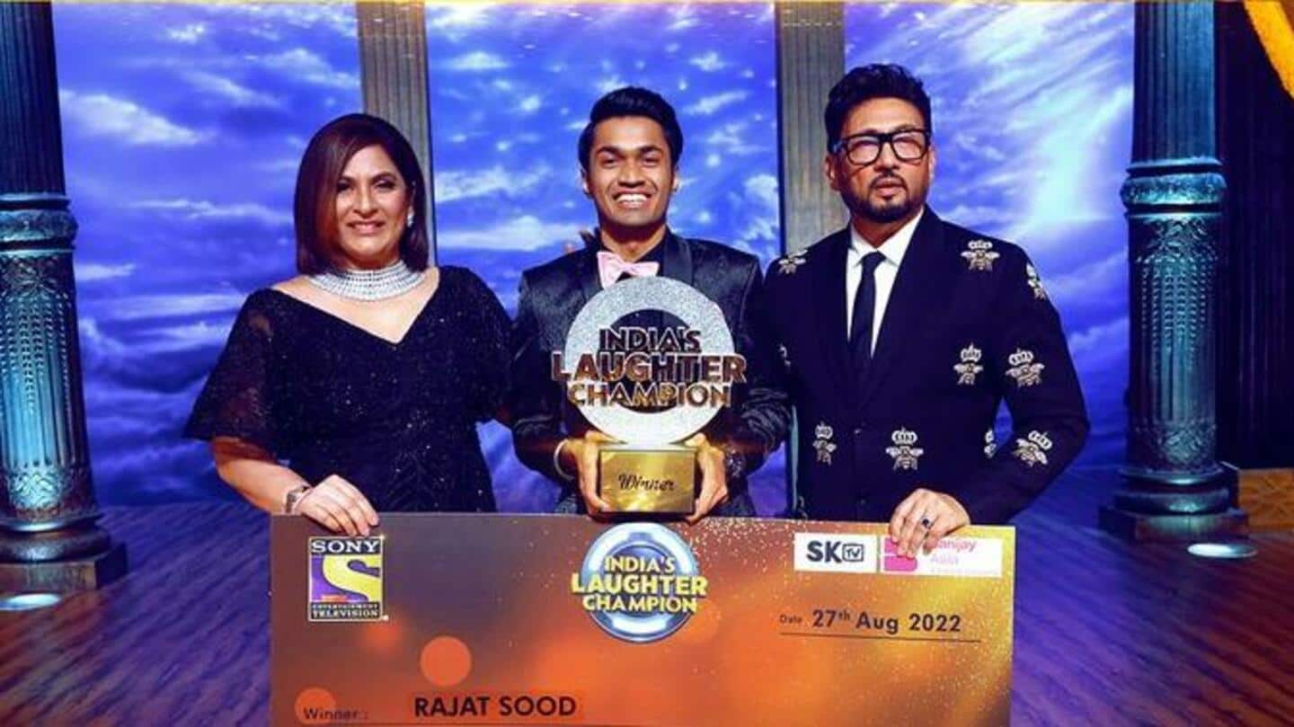 'इंडियाज लाफ्टर चैंपियन' के विजेता बने रजत सूद, ट्रॉफी के साथ मिले 25 लाख रुपये
