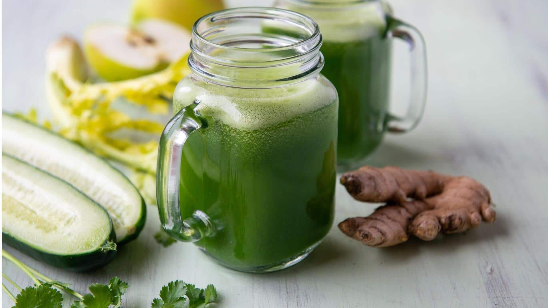 स्वास्थ्य के लिए लाभदायक है खीरा, धनिया और अदरक का जूस, जानें इसके फायदे और रेसिपी