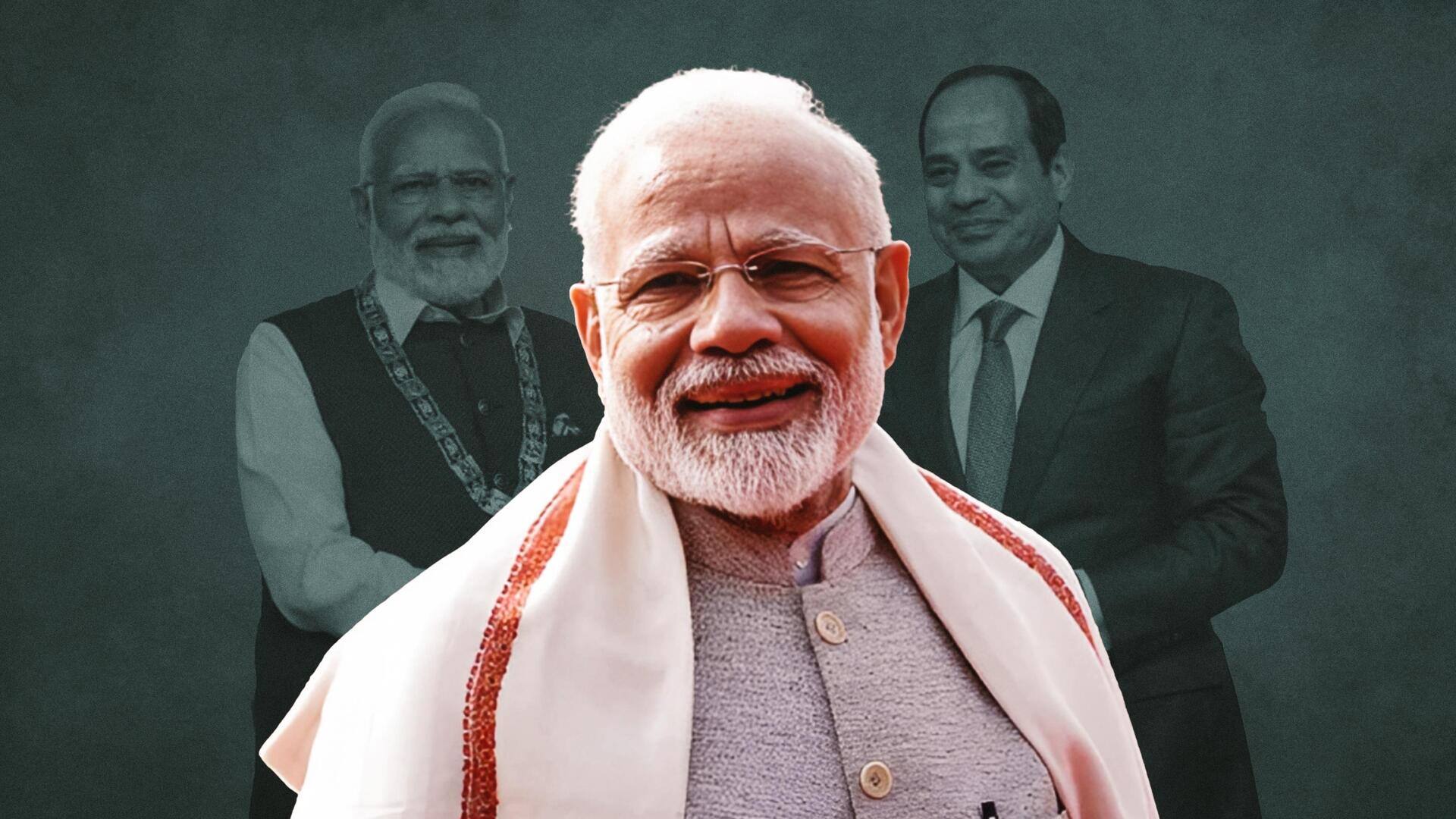 #NewsBytesExplainer: प्रधानमंत्री मोदी को अब तक किस-किस देश से मिल चुके हैं सर्वोच्च नागरिक सम्मान?