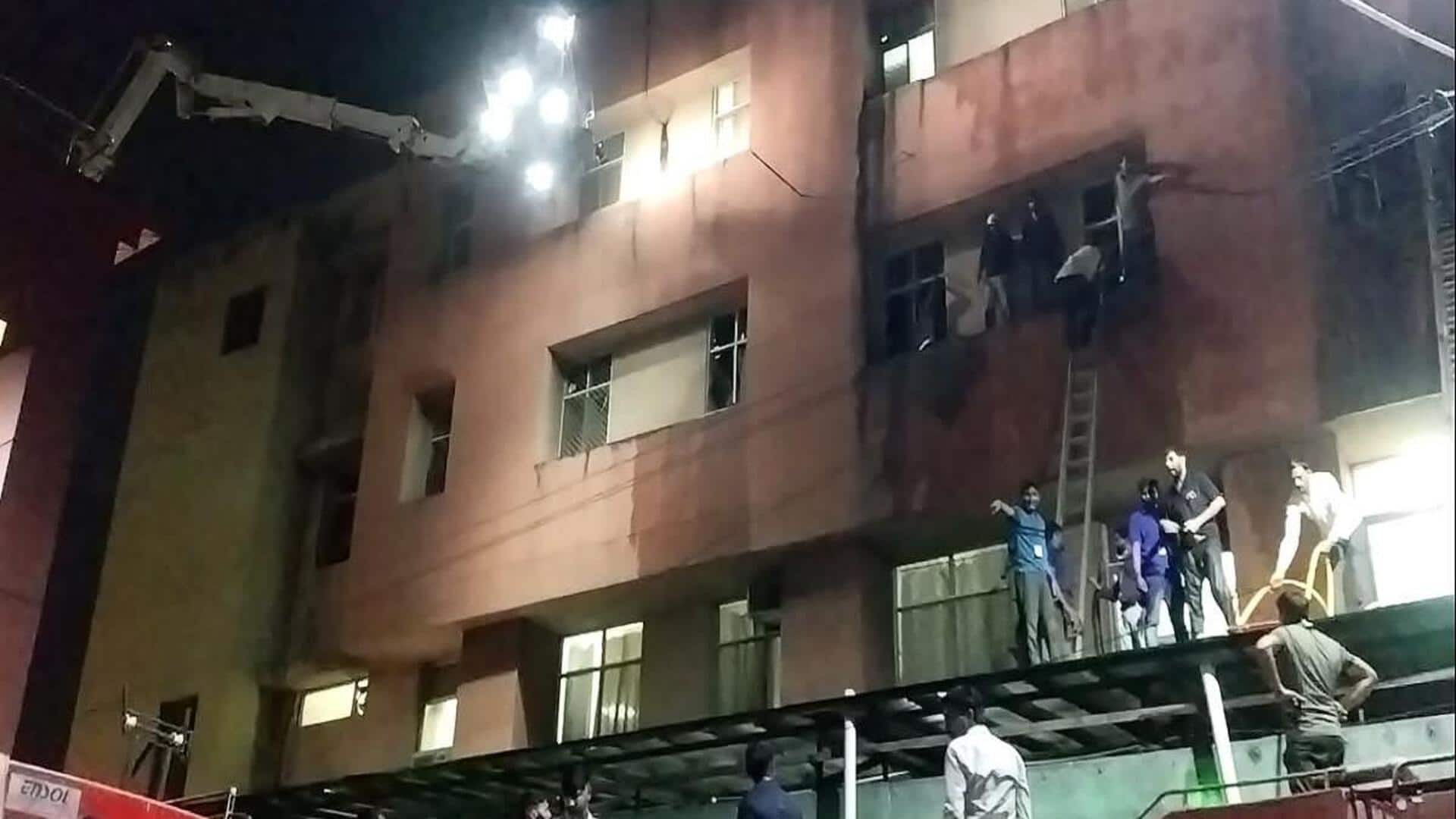 जयपुर: सवाई मान सिंह अस्पताल के ट्रॉमा सेंटर में लगी आग, 8 मरीजों की मौत