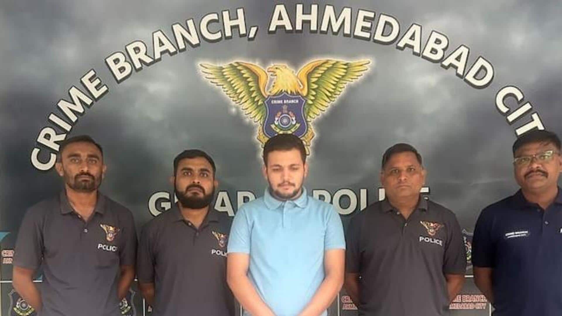 अहमदाबाद: गाजा के लिए फर्जी राहत कोष जमा करने के आरोप में सीरियाई नागरिक गिरफ्तार अहमदाबाद: गाजा के लिए फर्जी राहत कोष जमा करने के आरोप में सीरियाई नागरिक गिरफ्तार