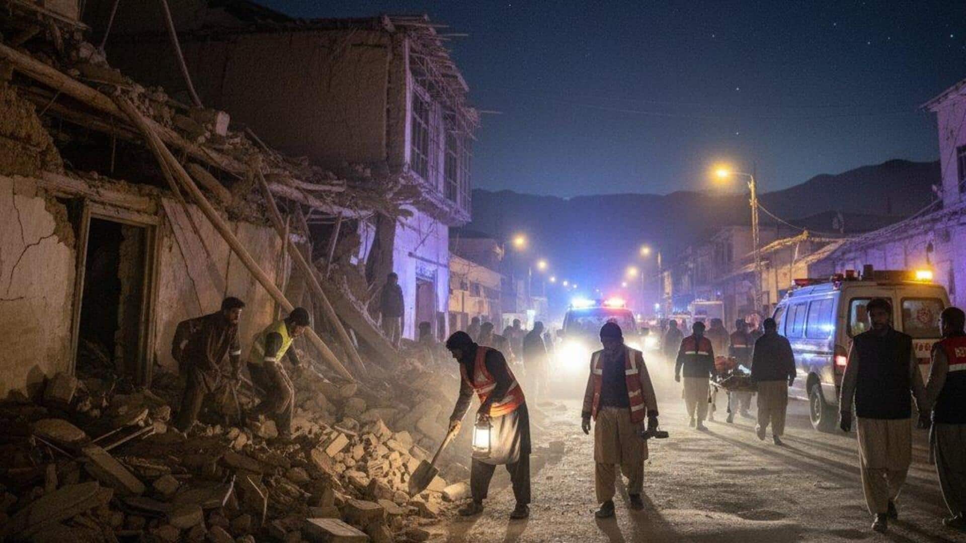 अफगानिस्तान में 6.3 तीव्रता का भूकंप आया, 20 की मौत; 320 से अधिक घायल