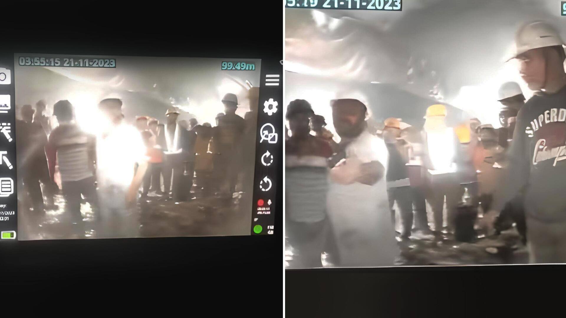 उत्तरकाशी सुरंग हादसा: अंदर फंसे मजदूरों का वीडियो आया सामने, पहली बार भेजा गया गर्म खाना