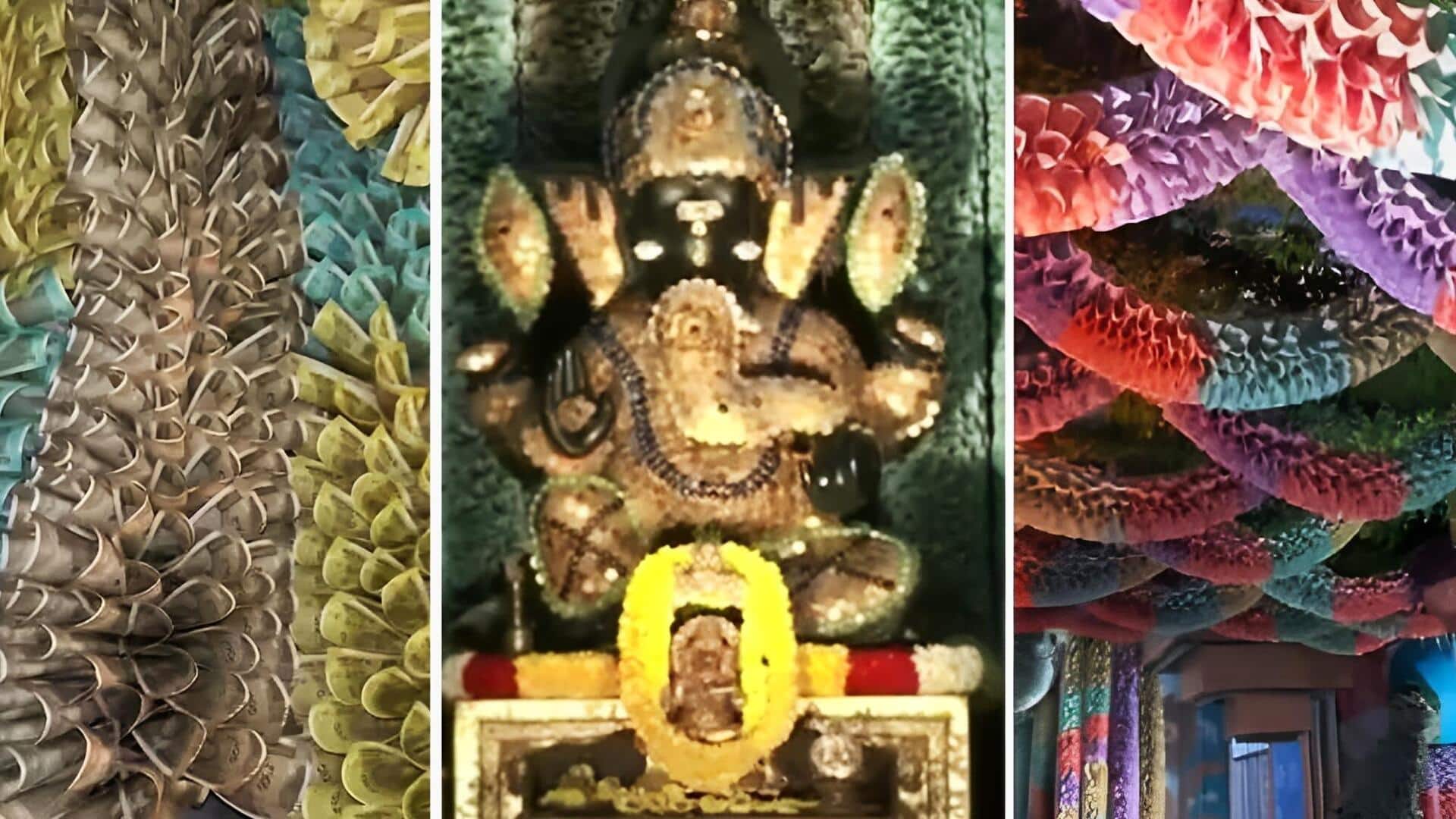 बेंगलुरु: करोड़ों रुपये के नोटों और सिक्कों से सजाया गया श्री सत्य गणपति मंदिर, देखें वीडियो