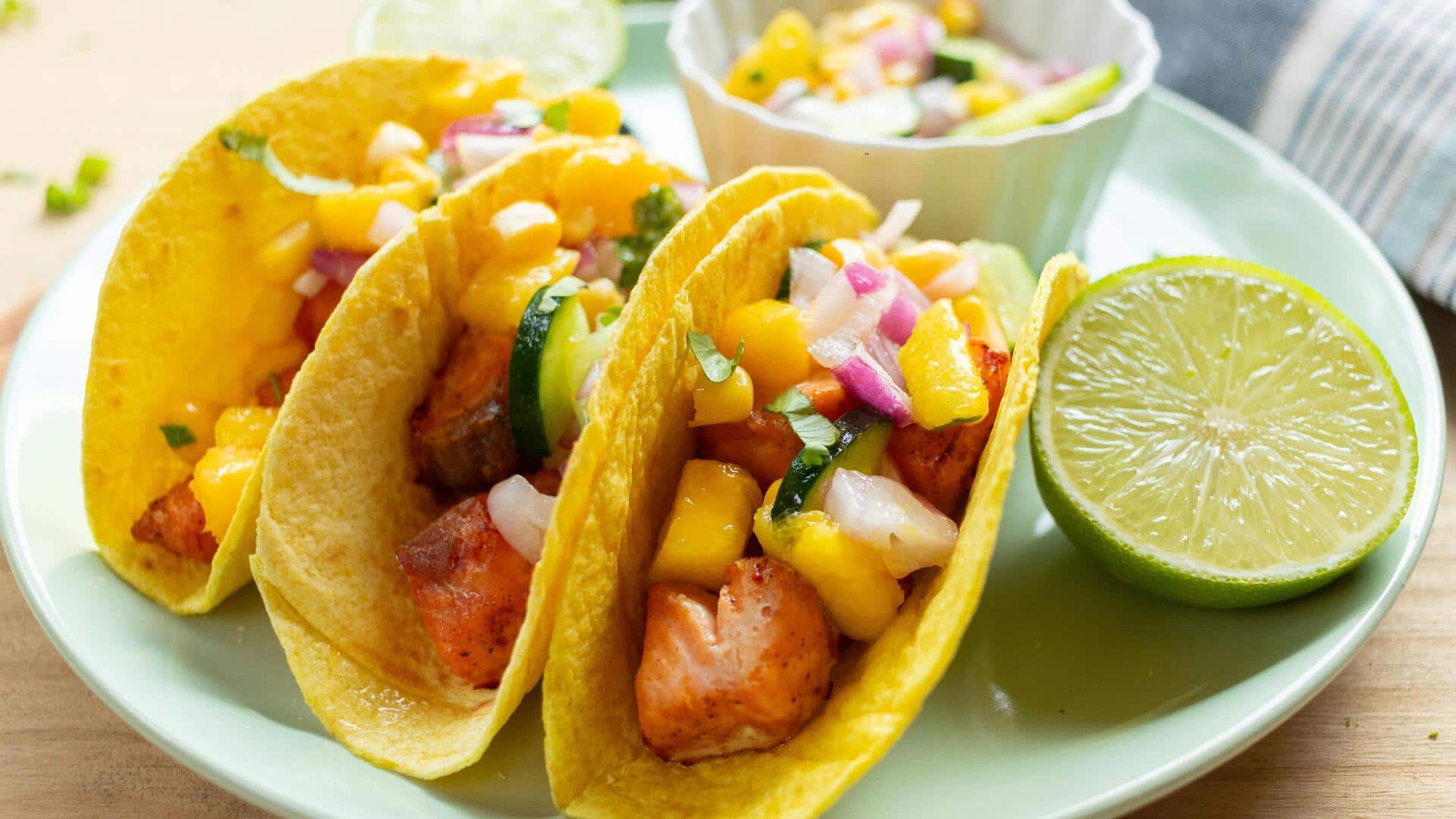 मेक्सिको का पारंपरिक पकवान शाकाहारी टैको बनाना है आसान, मन को भाएगा इसका मसालेदार स्वाद