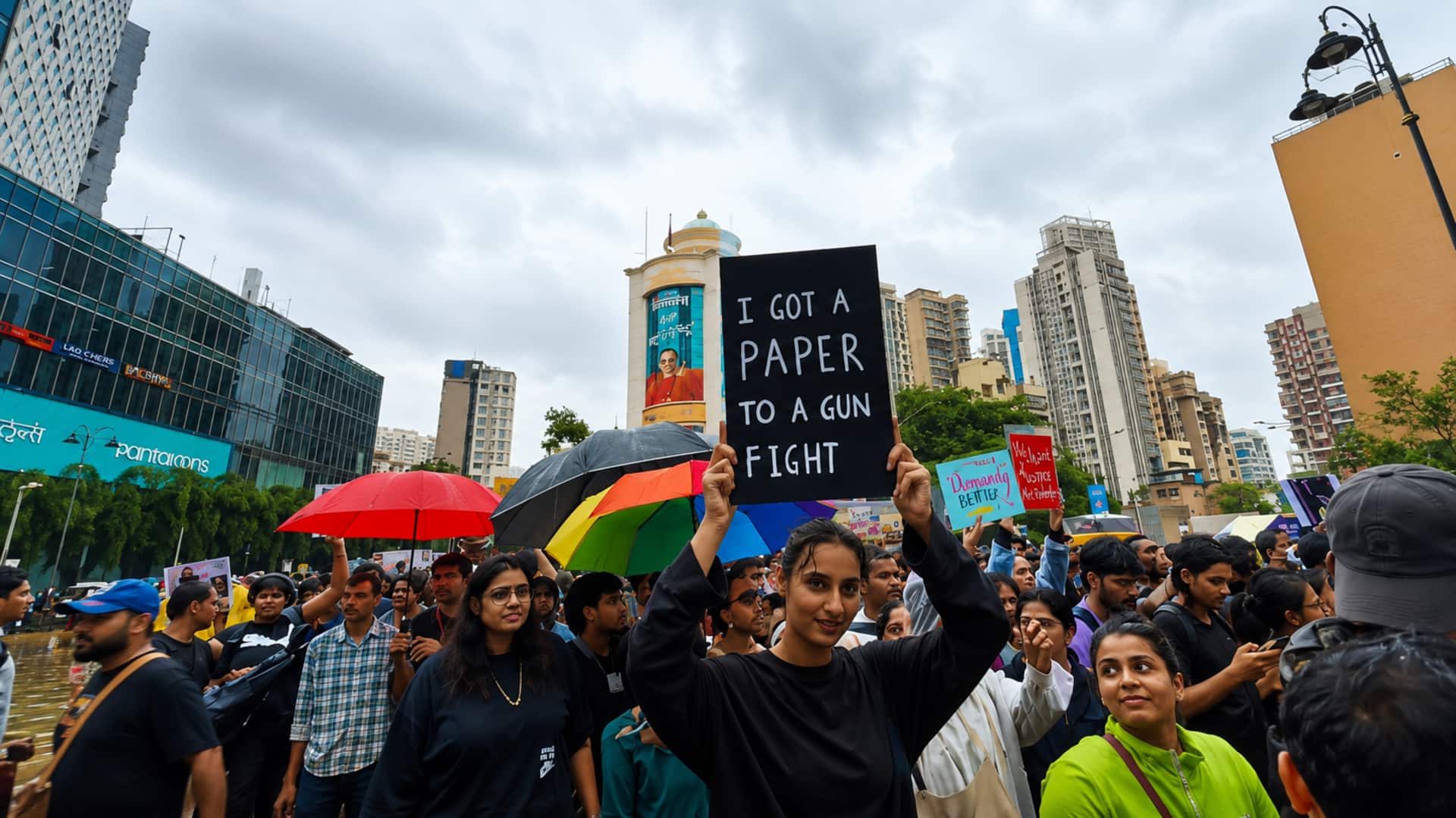 मुंबई: प्रदर्शनकारी छात्रों को पुलिसवाले की धमकी, बोले- पाउडर जेब में डालकर जिंदगी बर्बाद कर देंगे