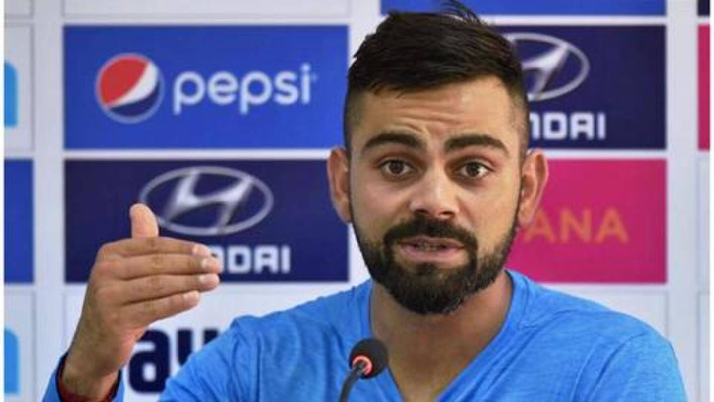 विराट ने कहा, 'हम चीज़े बदलने आए हैं' विराट ने कहा, 'हम चीज़े बदलने आए हैं'